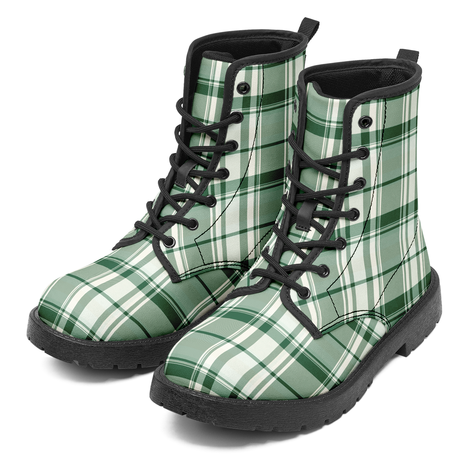 N | city strider boot | green plaid - Arcadia Apparel