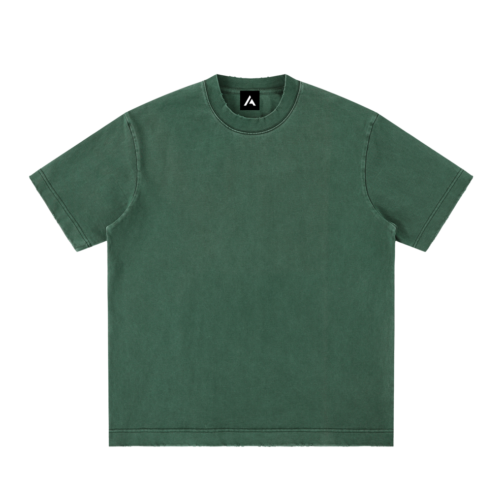 all,heavyweight,vintage washed,frayed,t-shirt,tee,one-size,arcaprl,arcadia apparel,arcadia
