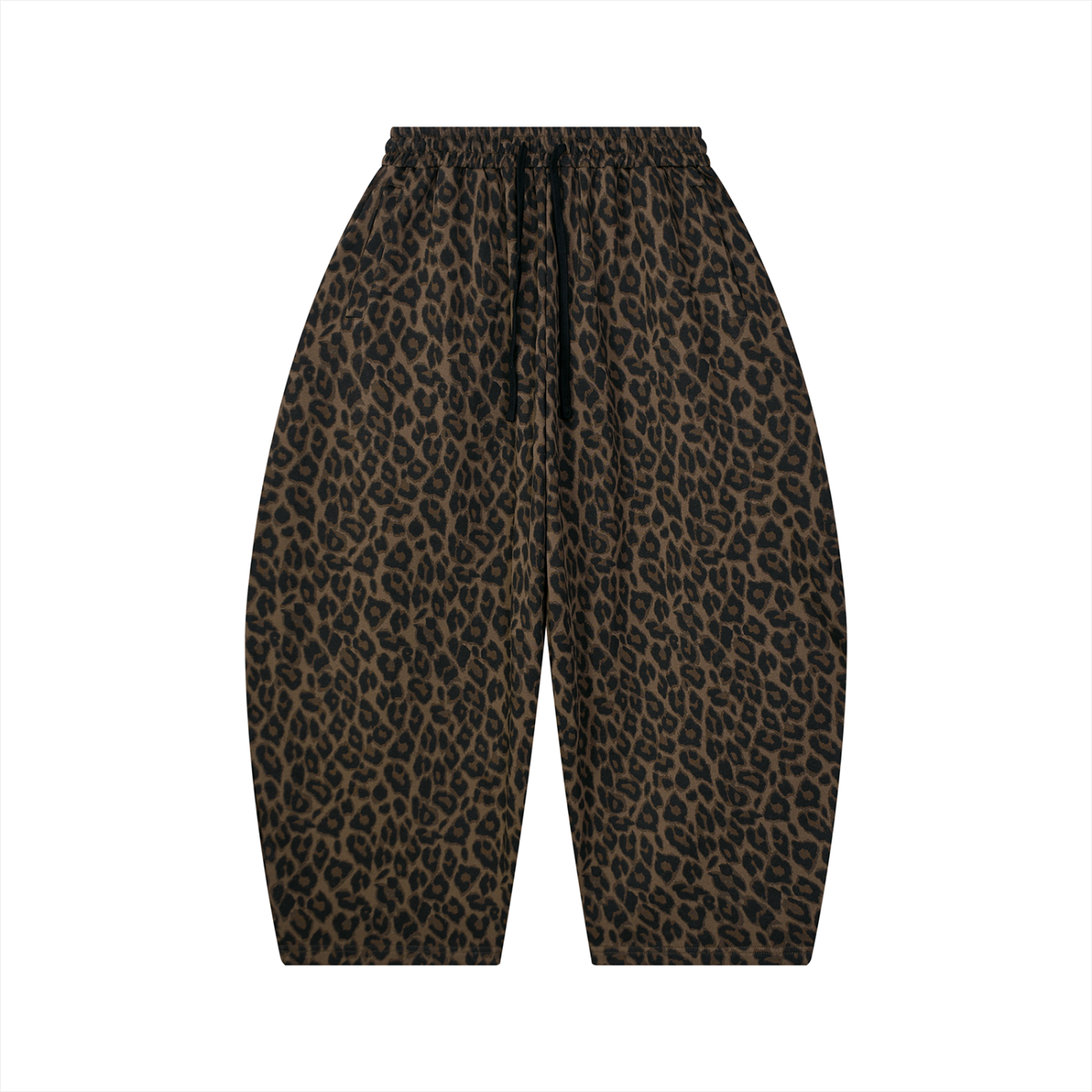 all,arcaprl,one,size,lower,body,leopard,barrell,barrel,leg,sweatpants,sweats