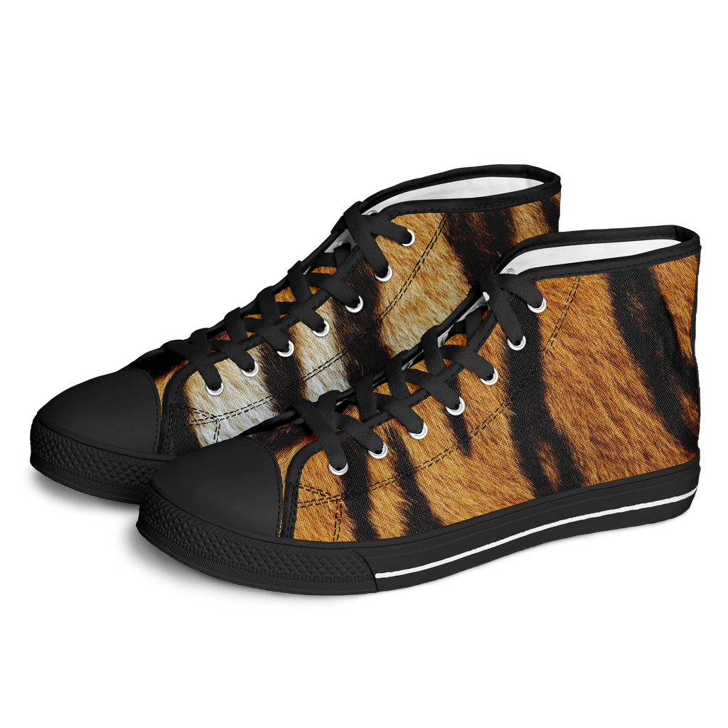 SNE4K | high top | tiger stripes | black details