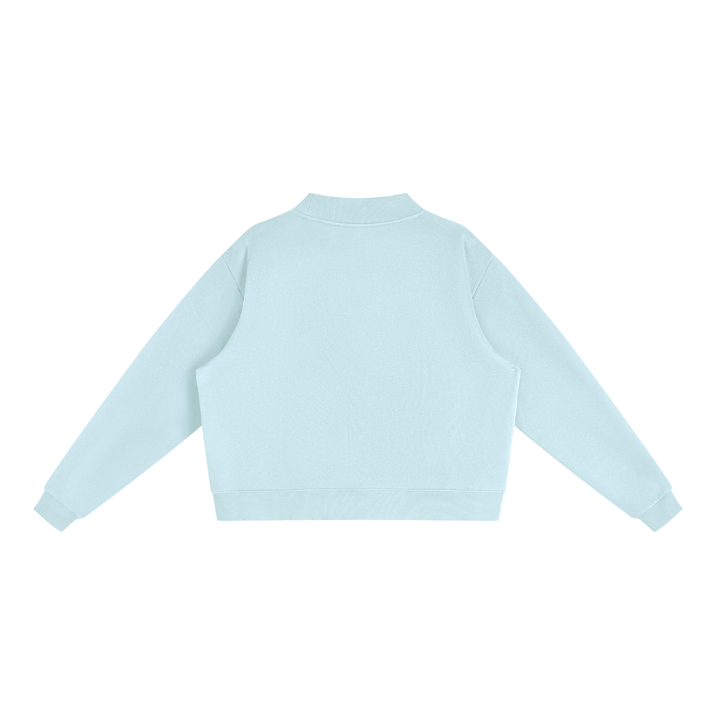 all,arcaprl,womens,womans,women,woman,W,essential,fleece,mock,neck,crew,sweatshirt,upper,body,upperbody