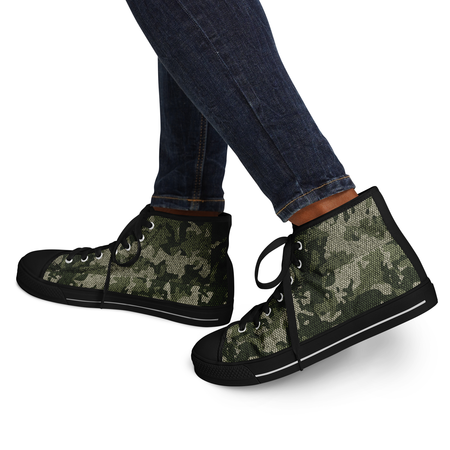 HIGH TOP | green camo | black sole - Arcadia Apparel