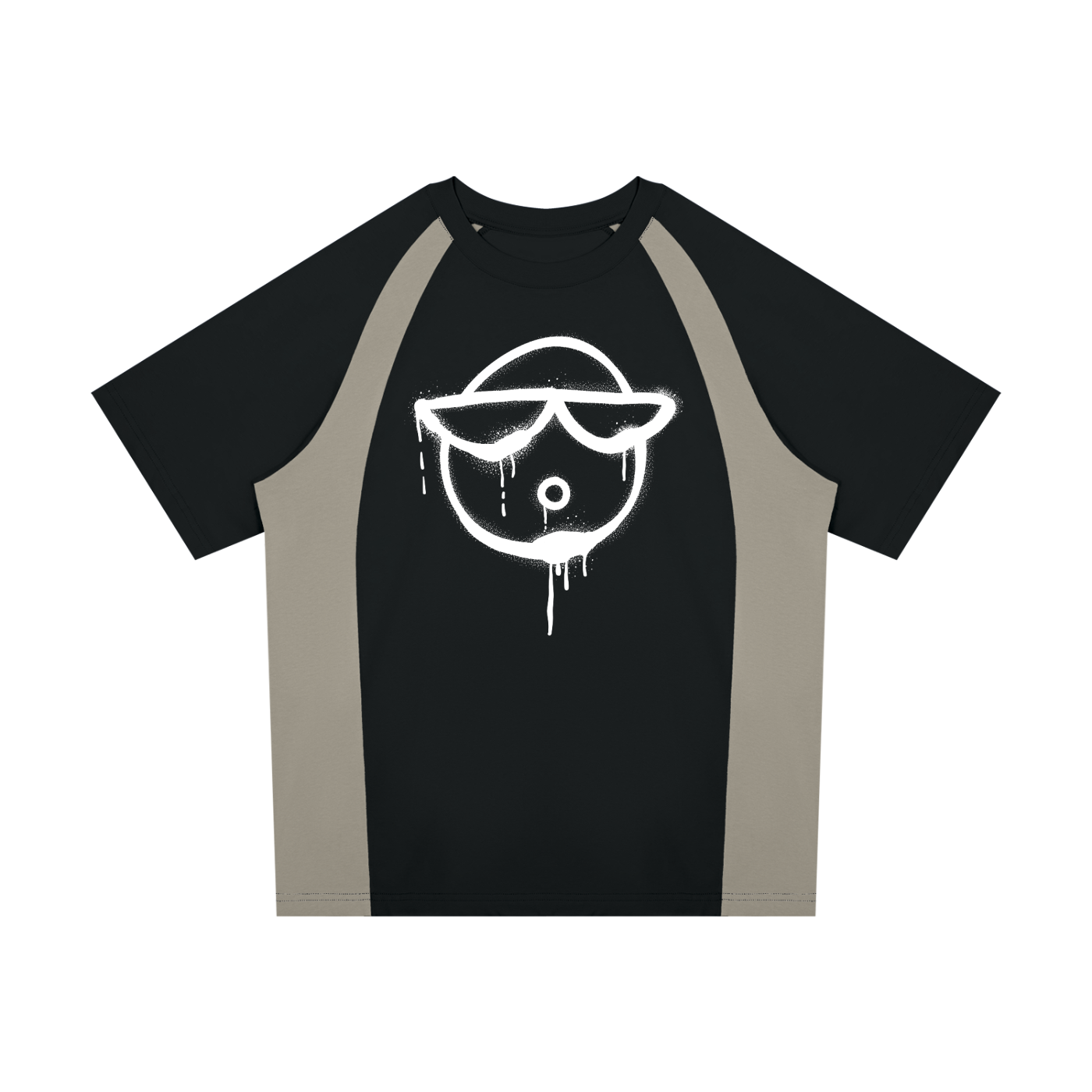 O | raglan colour block t-shirt | 8o