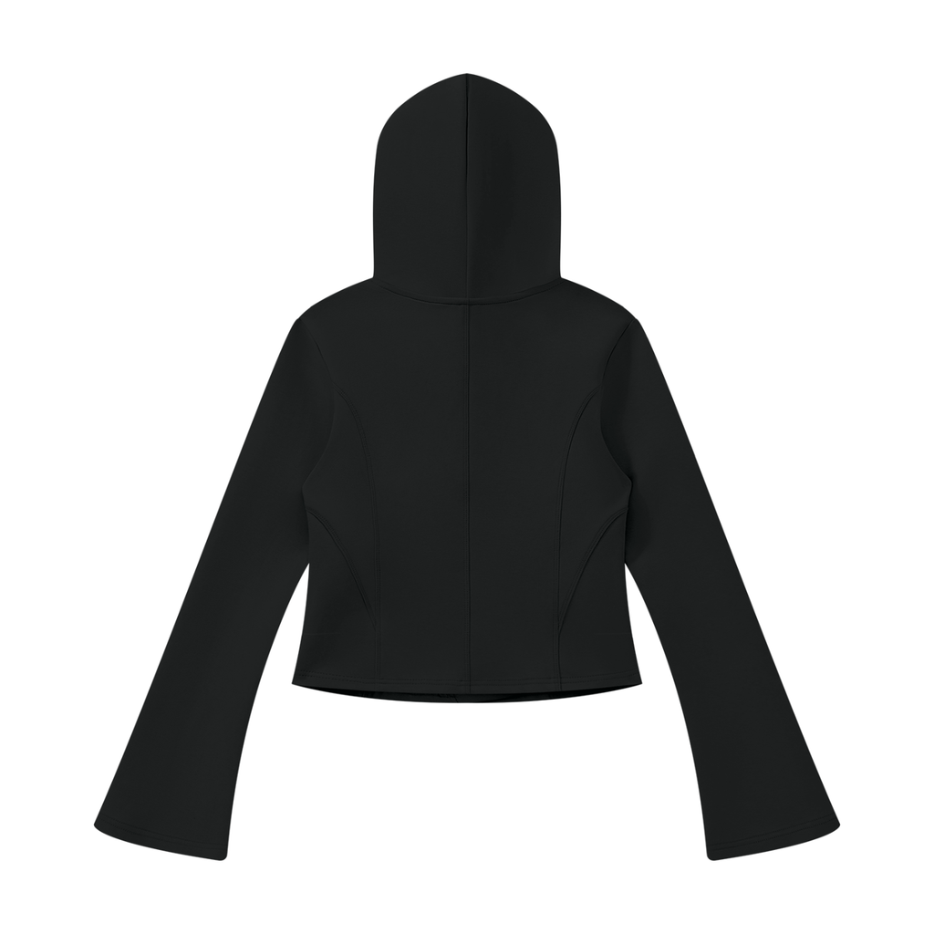 all,arcaprl,bell,sleeve,full,zip,fullzip,hoodie,slim,fit,slimfit,upperbody,upper,body,women,woman,womens,womans