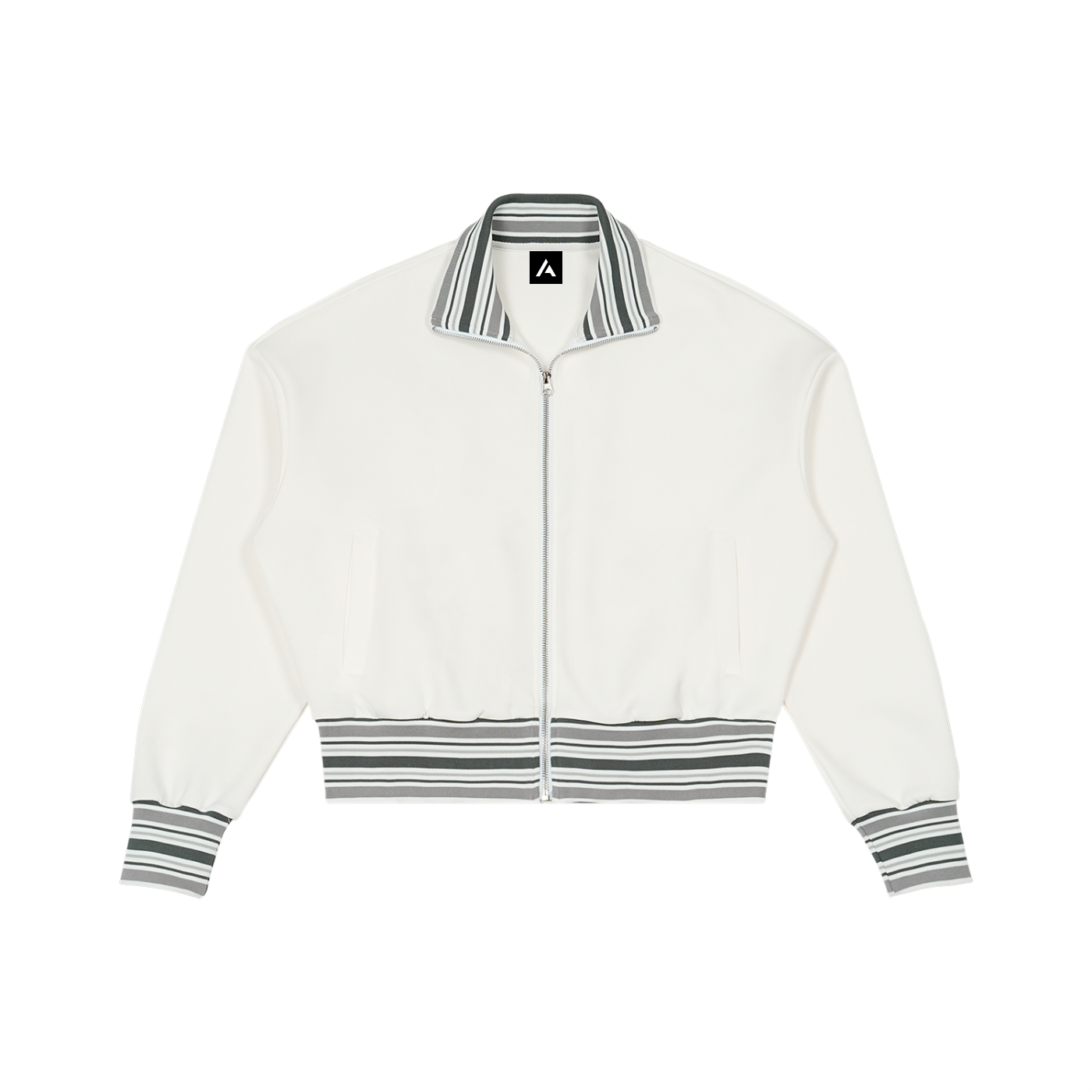 all,new,nath,unisex,neutral athleisure,arcaprl,jacket,striped,rib collar,zip