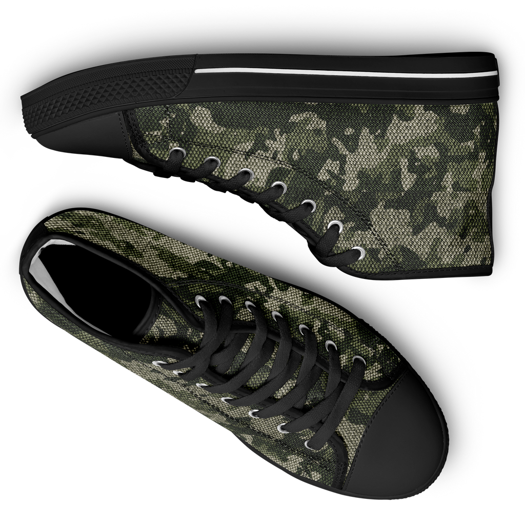 HIGH TOP | green camo | black sole - Arcadia Apparel