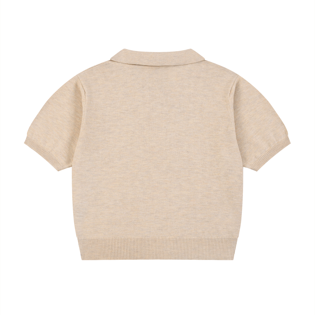 all,arcaprl,womens,women,womans,woman,knit,cotton,polo,shirt,upper,body,half,button,boxy