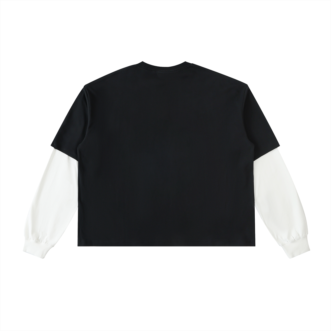all,arcaprl,arcadia apparel,arcadia,layered,contrast sleeve,cotton,t-shirt,tee,one-size