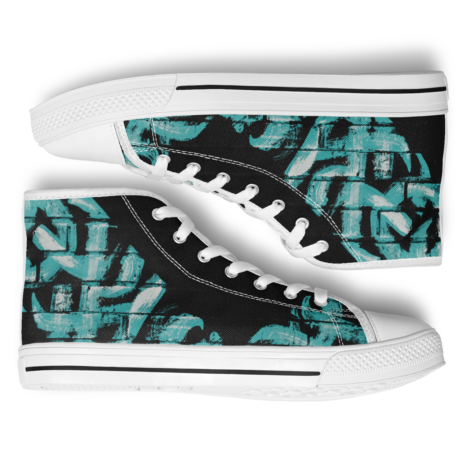 SNEAK | high top | graffiti checkmark