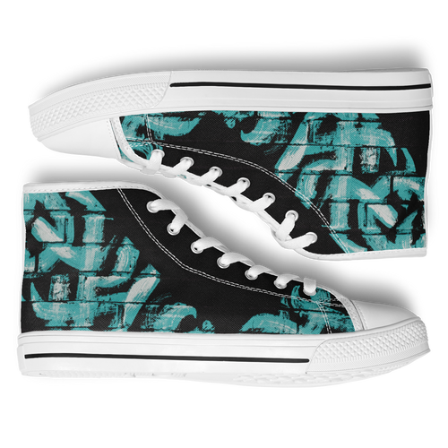 SNEAK | high top | graffiti checkmark