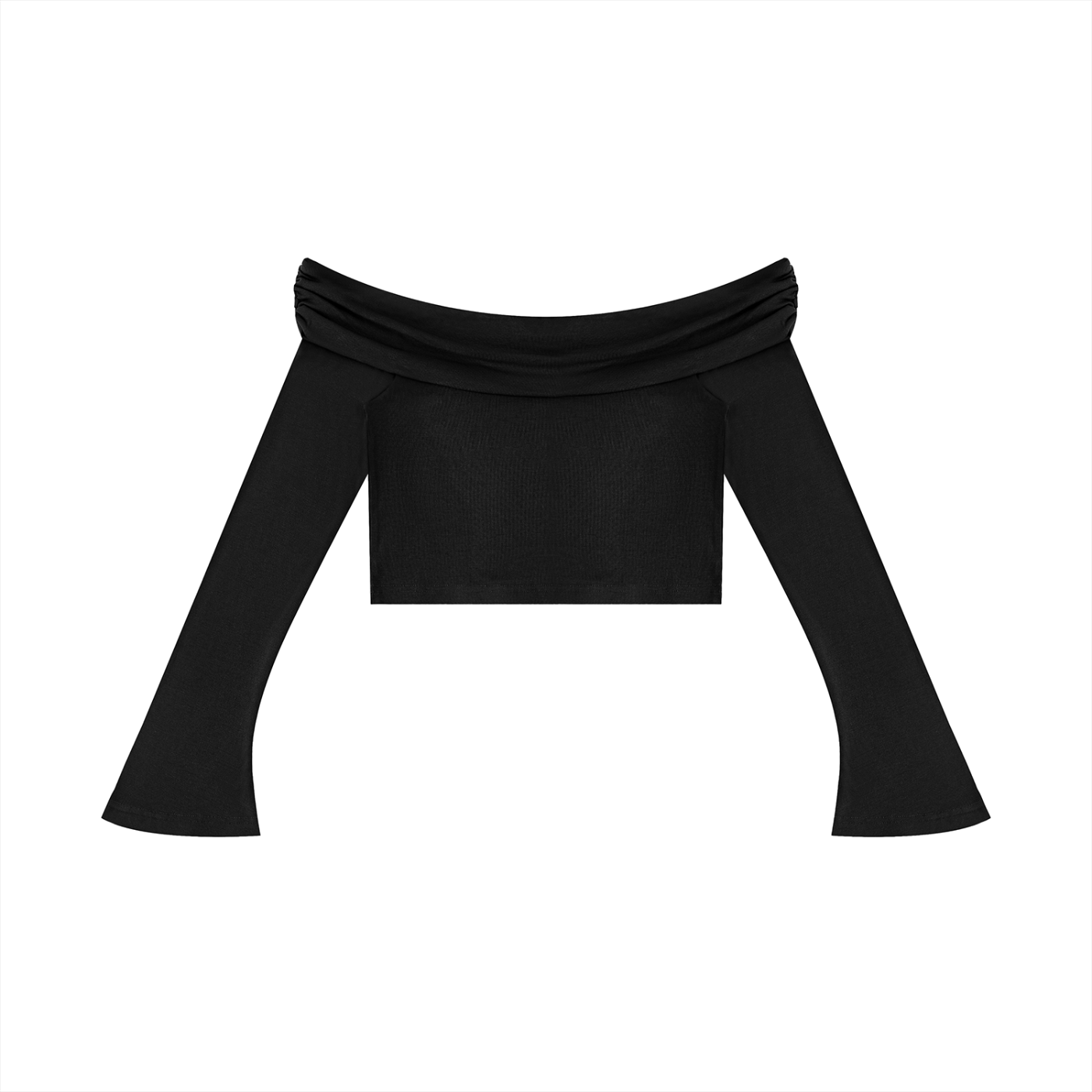 all,arcaprl,womens,upper,body,off,the,shoulder,bell,sleeve,crop,wt0112,tshirt