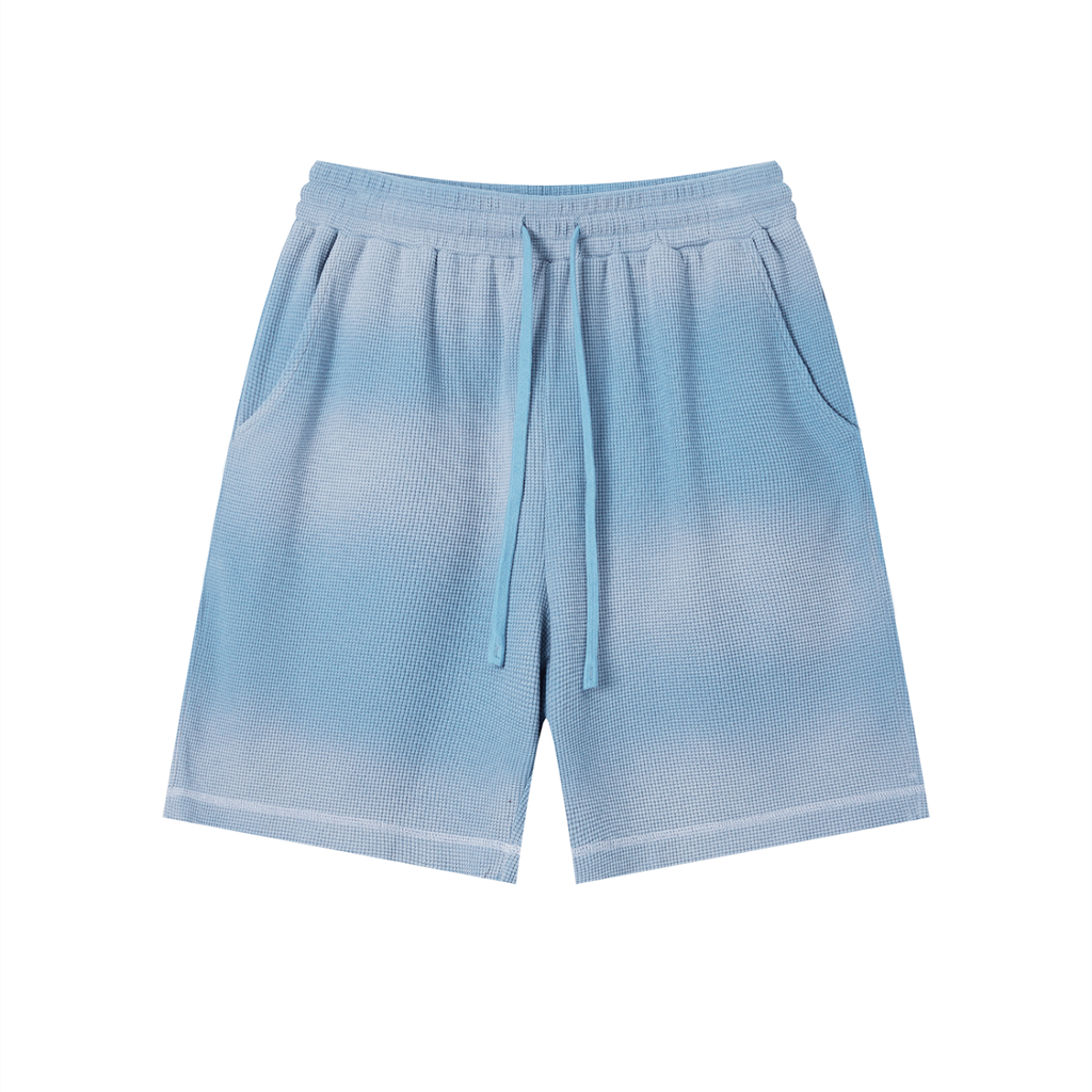 all,arcaprl,waffle,sunfade,raw,raw hem,hem,shorts,lower body,one-size