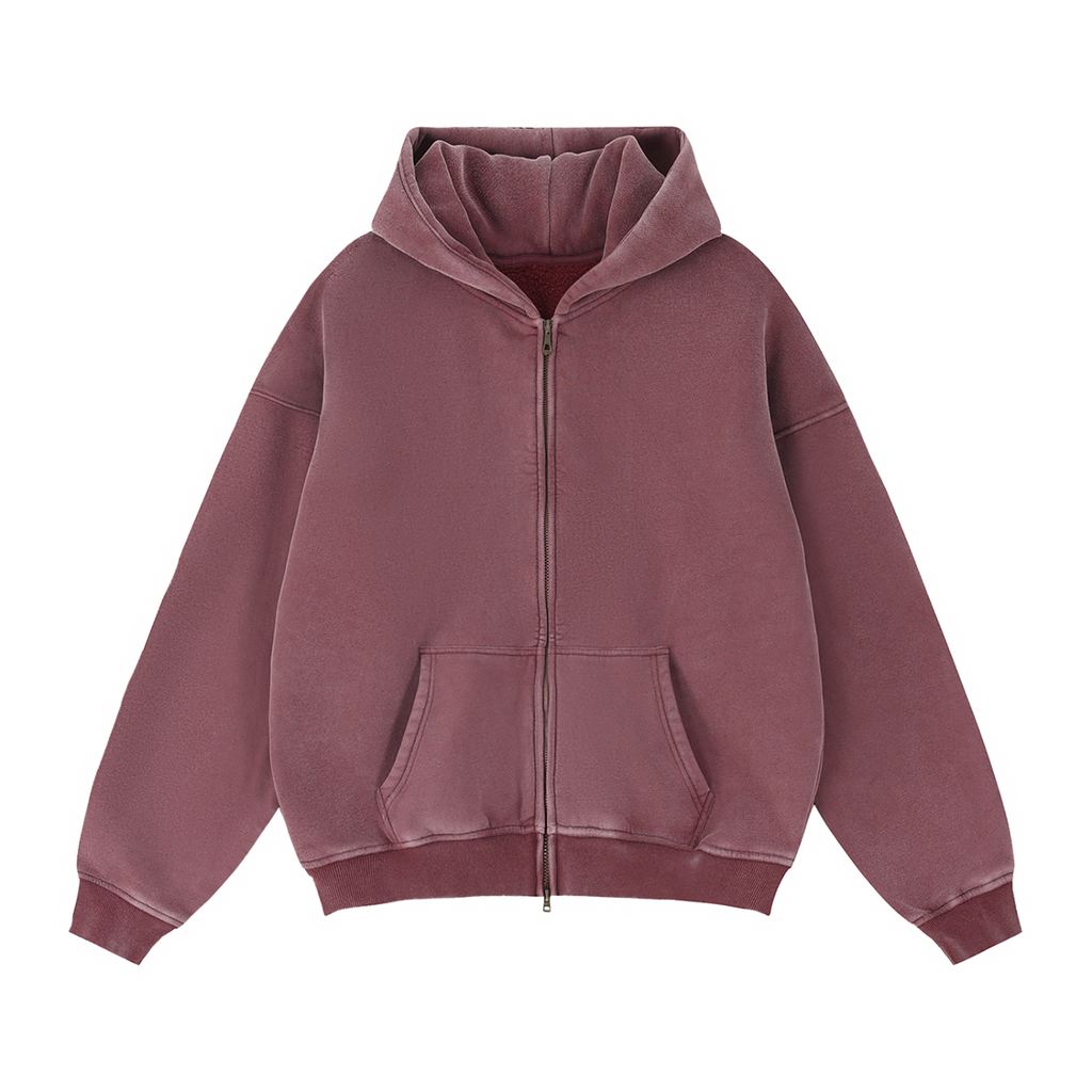 all,arcaprl,one,size,upper,body,ru0074,zip,through,boxy,fleece,hoodie