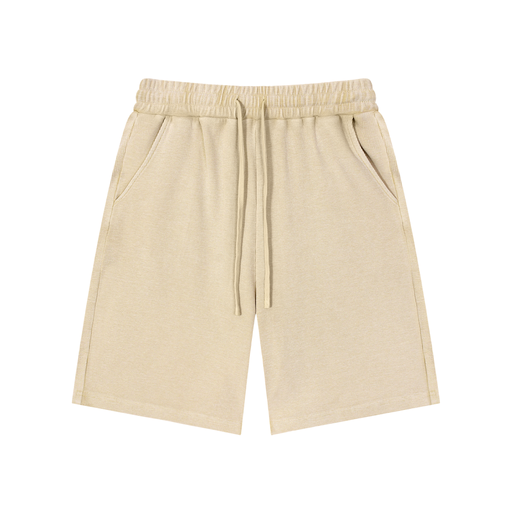 all,shorts,mineral wash,waffle knit,arcaprl,arcadia,arcadia apparel,neutral,lower,body