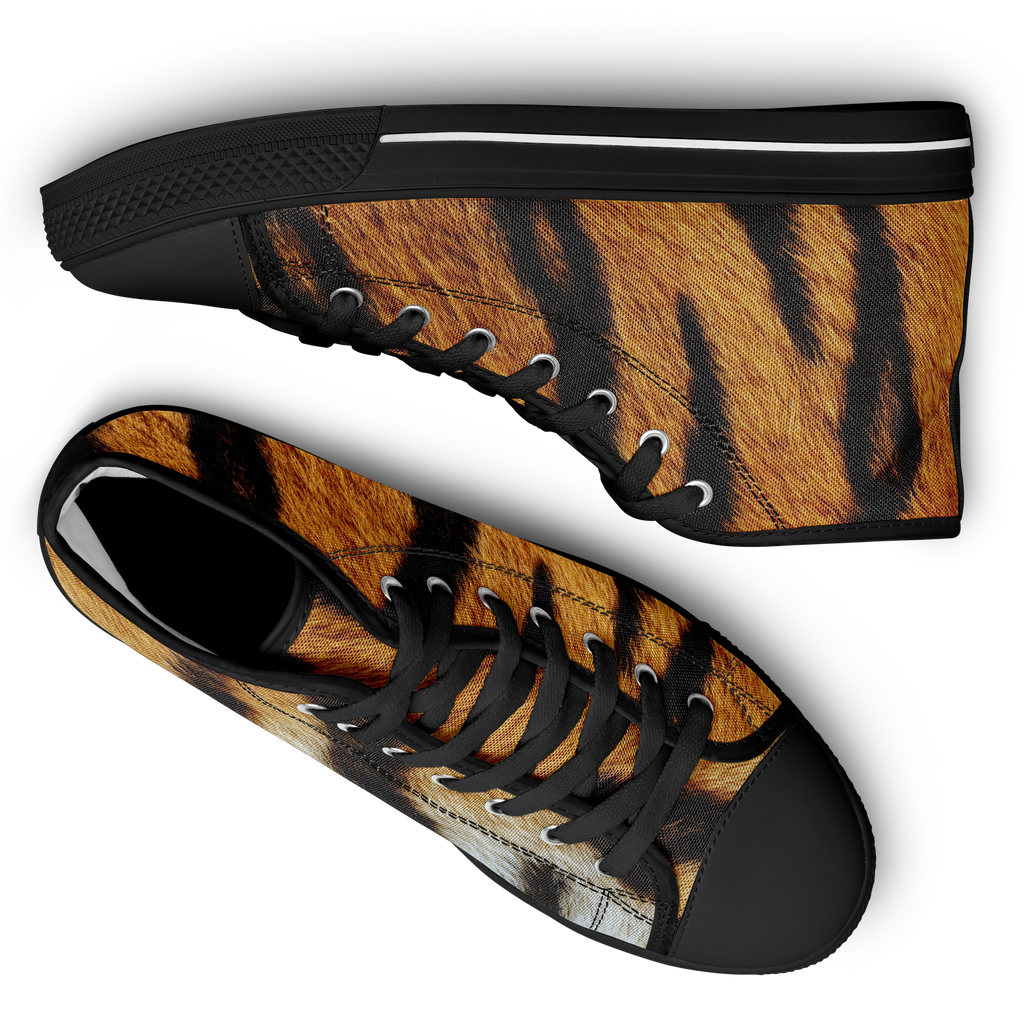 SNE4K | high top | tiger stripes | black details