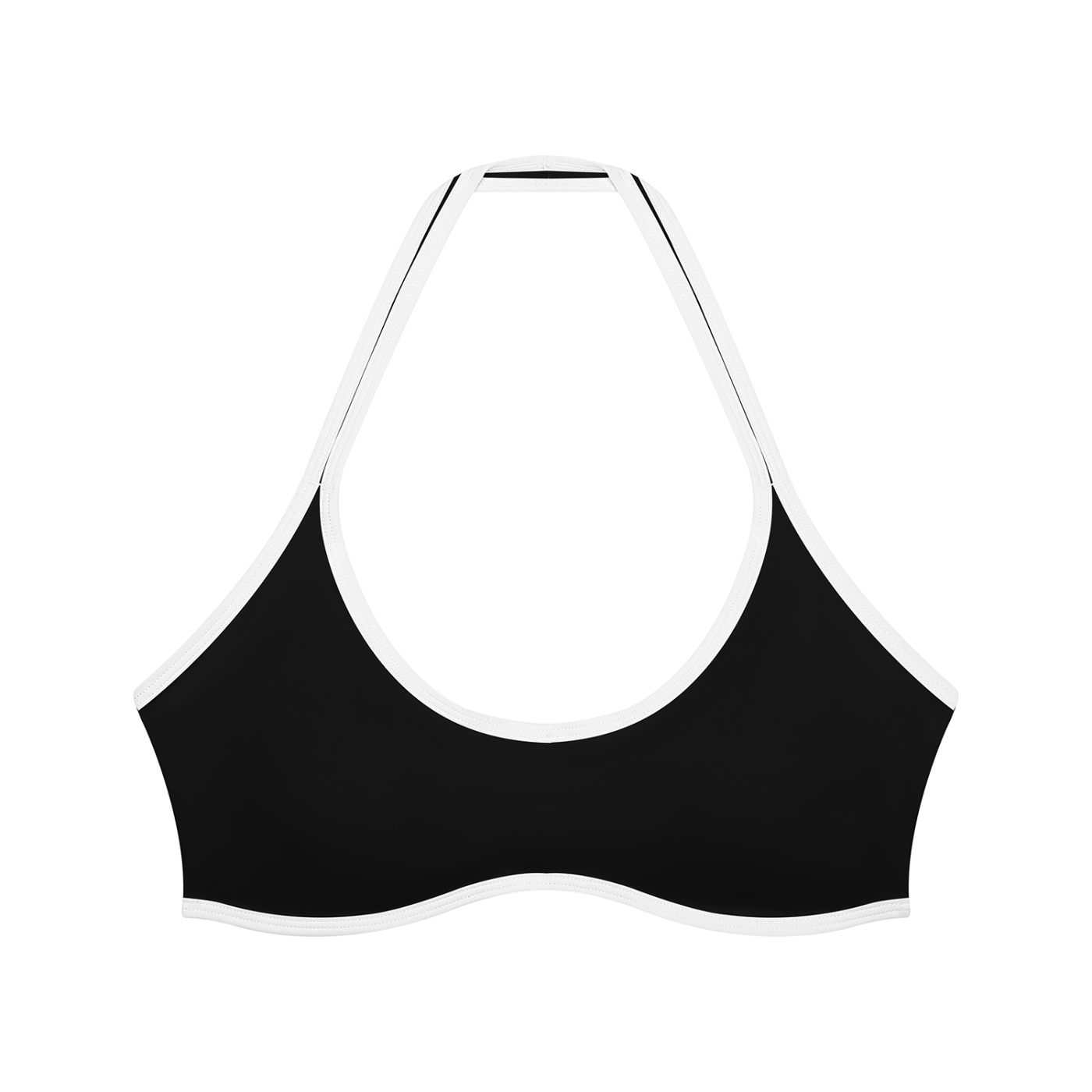 W | halter colour block yoga sports bra