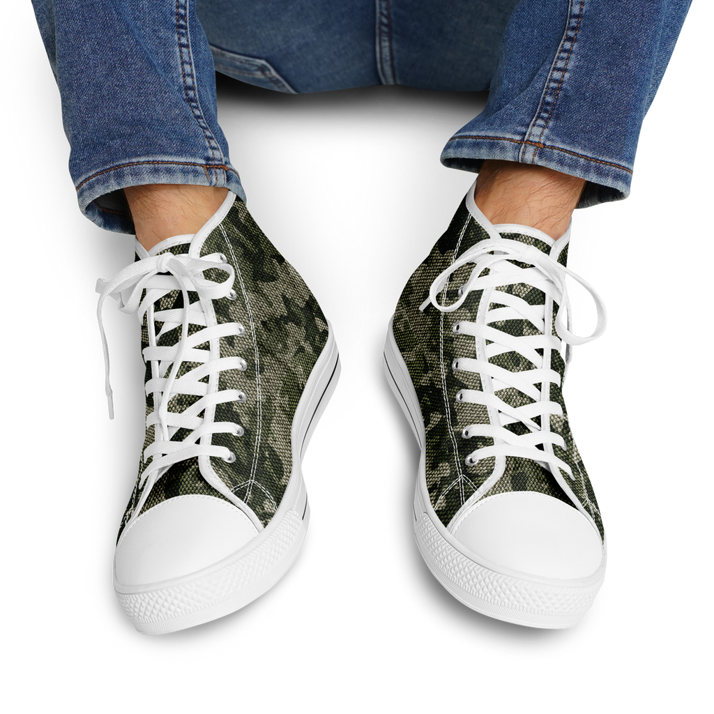 HIGH TOP | green camo | white sole - Arcadia Apparel