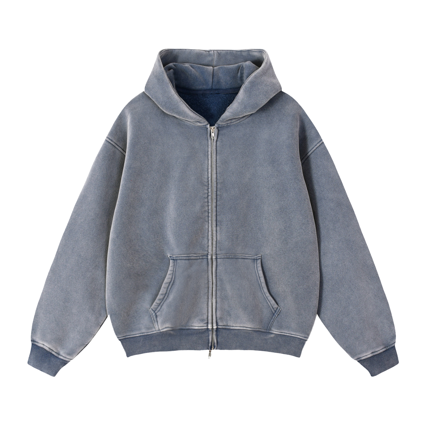 all,arcaprl,one,size,upper,body,ru0074,zip,through,boxy,fleece,hoodie