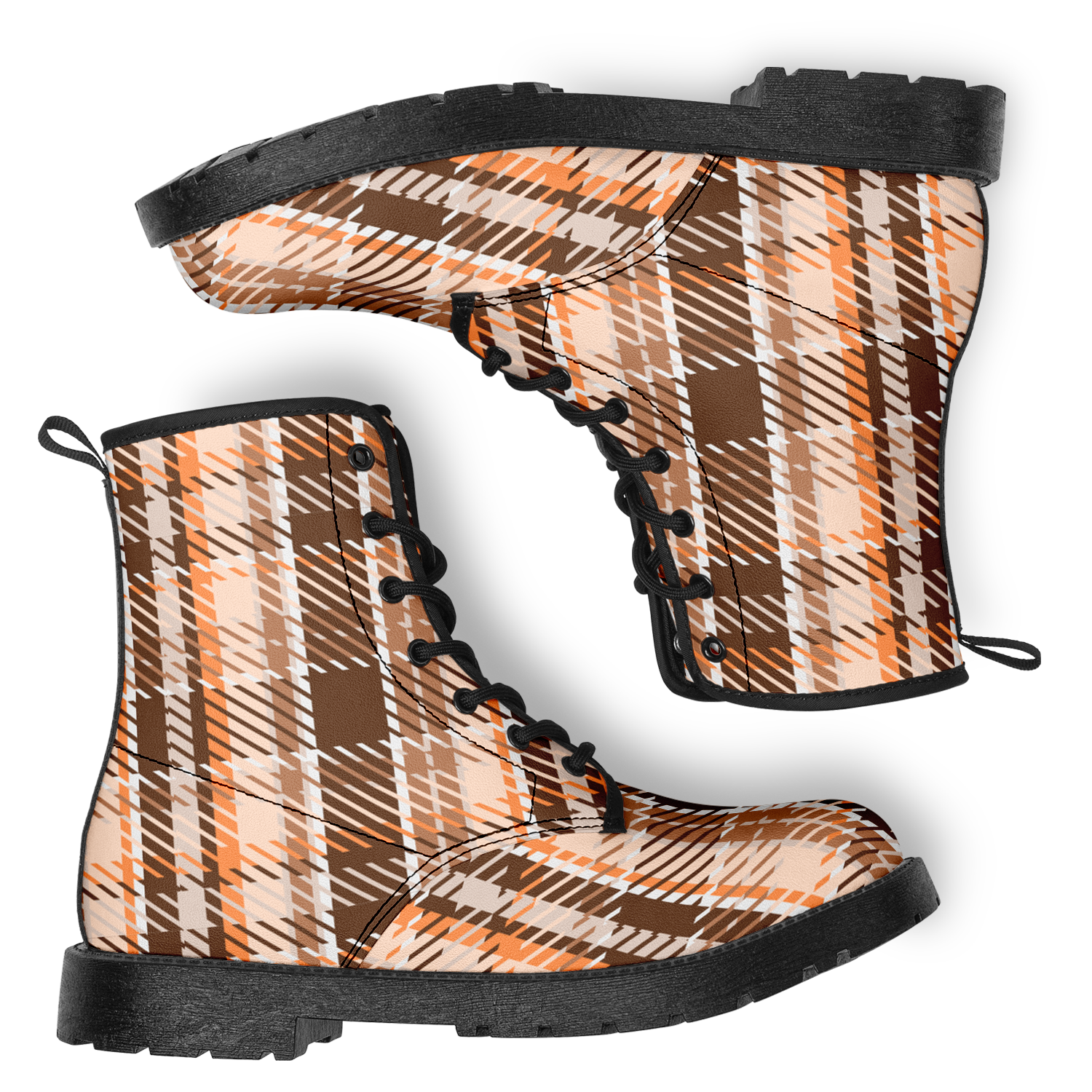 N | city strider boot | brown plaid - Arcadia Apparel