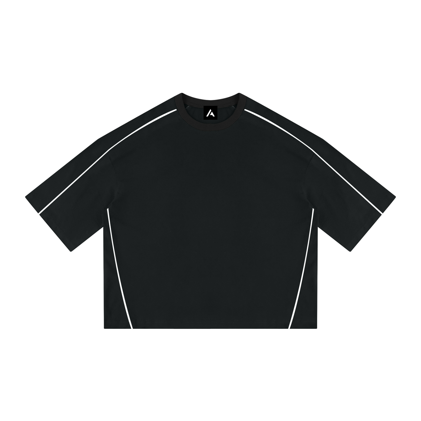 all,arcaprl,heavyweight,boxy,piping,t-shirt,tee,one-size,upper body,ut0122