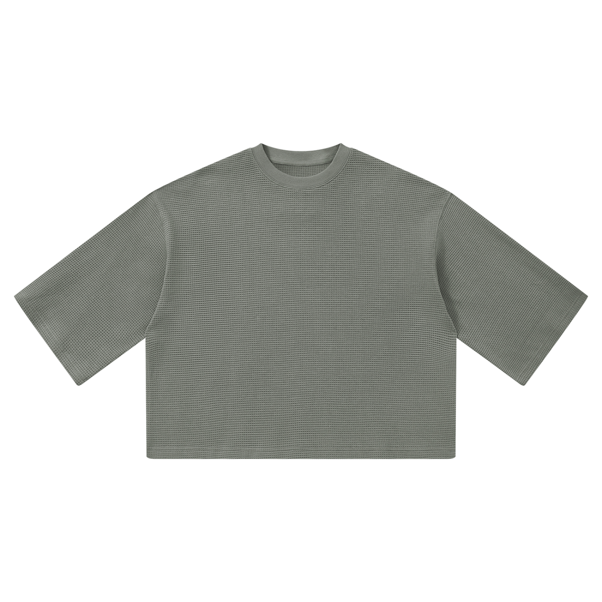 O | waffle boxy t-shirt