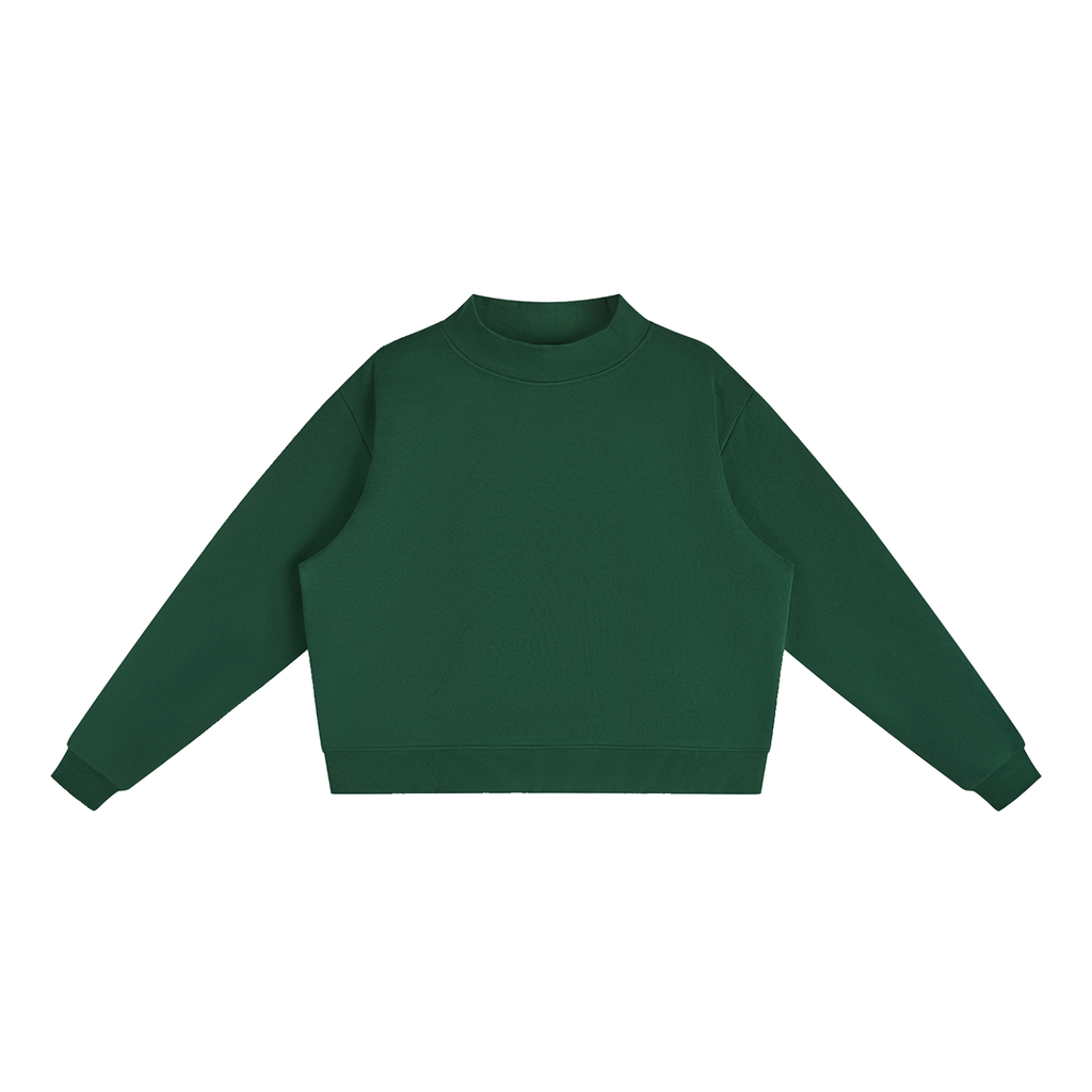 all,arcaprl,womens,womans,women,woman,W,essential,fleece,mock,neck,crew,sweatshirt,upper,body,upperbody