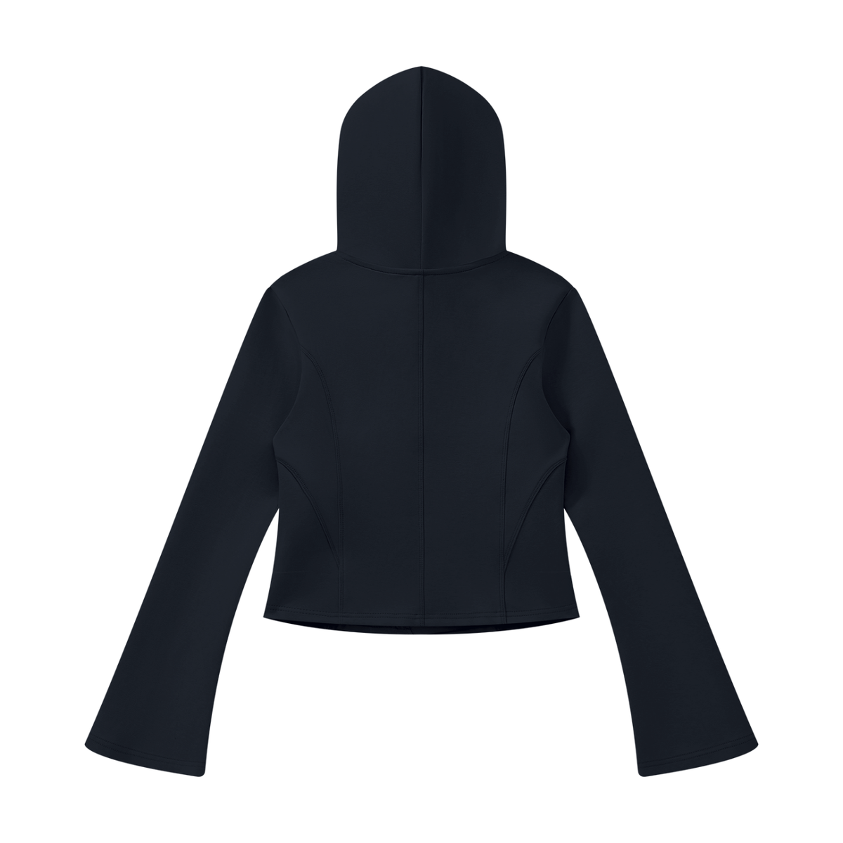 all,arcaprl,bell,sleeve,full,zip,fullzip,hoodie,slim,fit,slimfit,upperbody,upper,body,women,woman,womens,womans