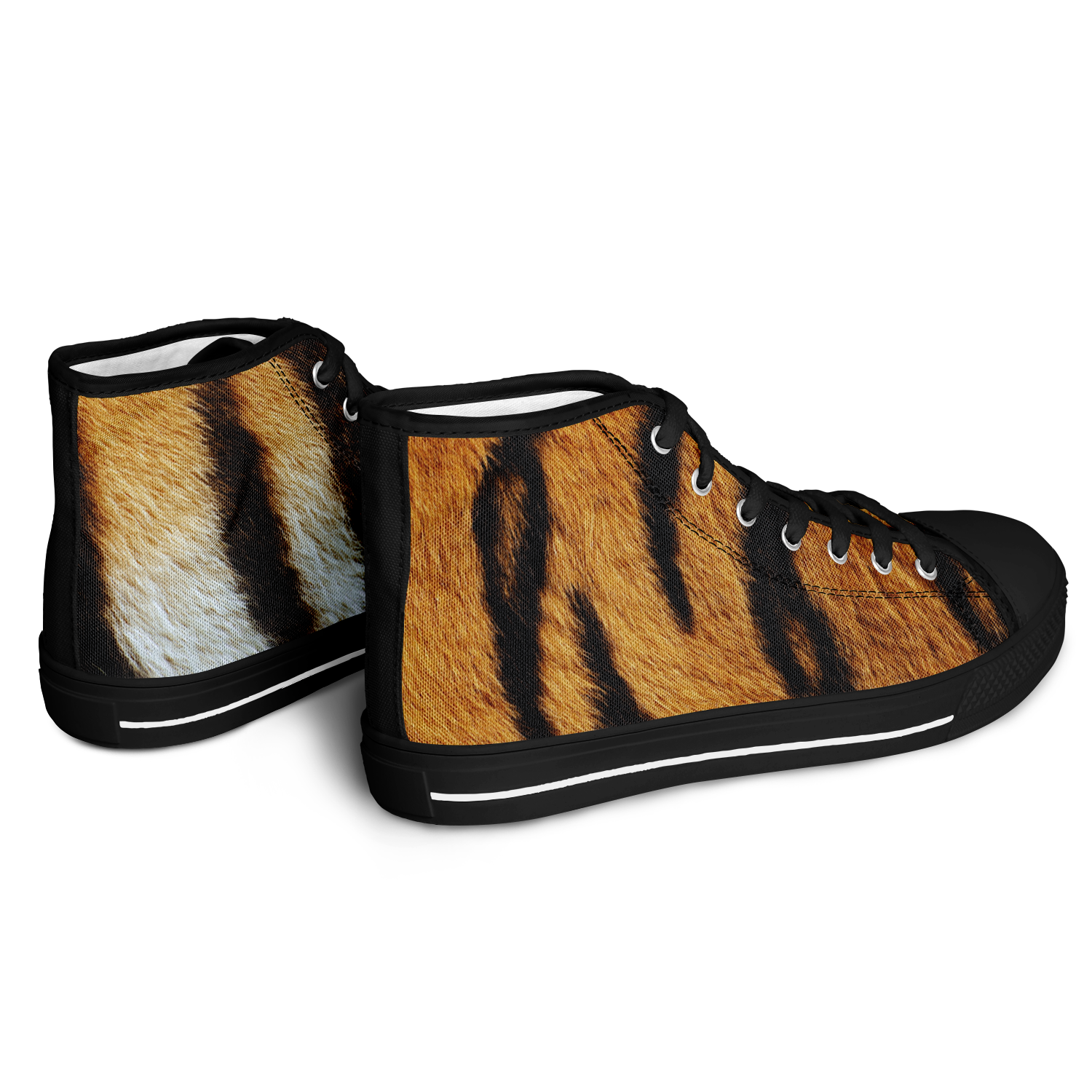 SNE4K | high top | tiger stripes | black details