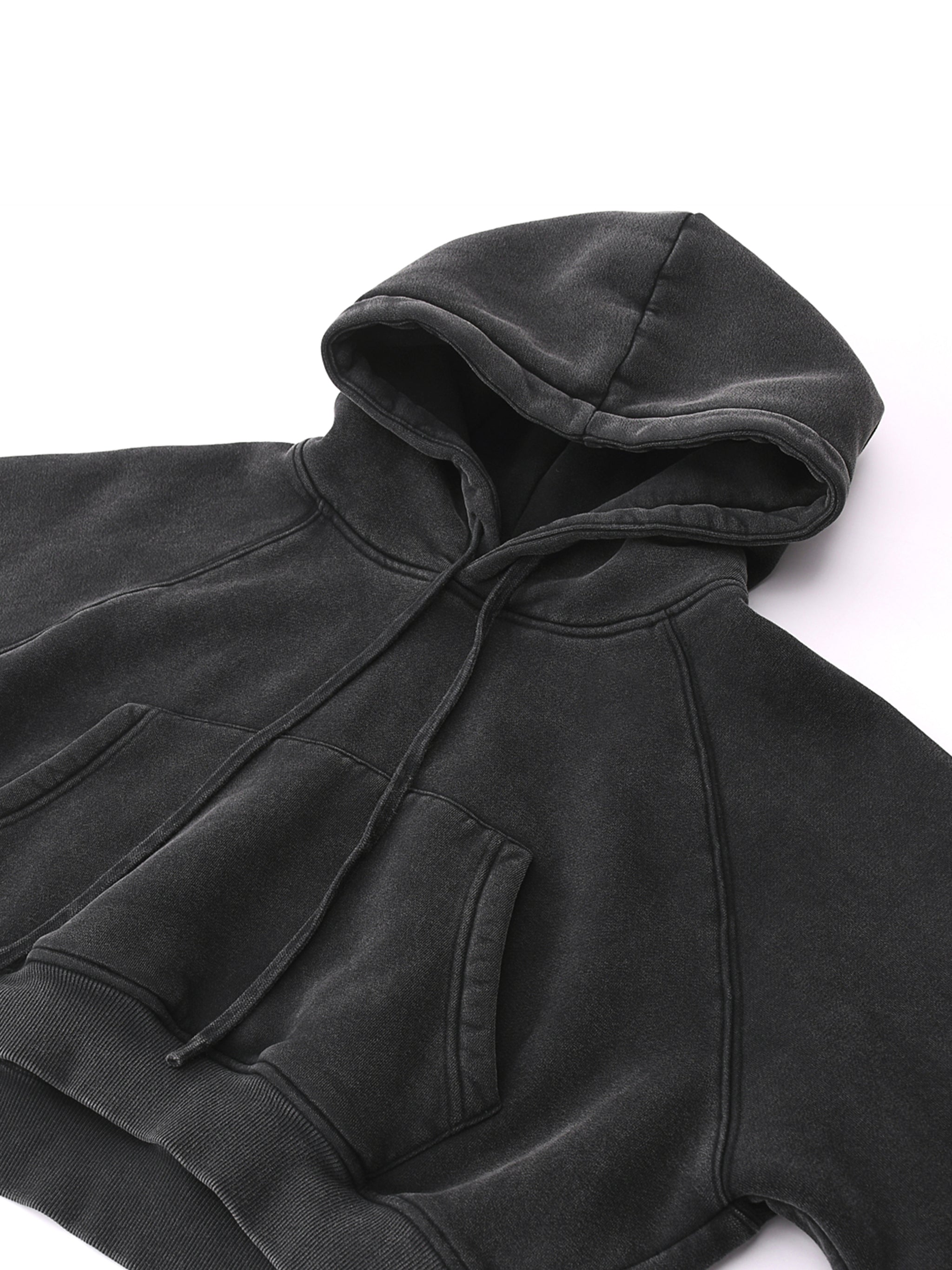 WOMEN'S SNOW WASHED HOODIE | cropped - Arcadia Apparel