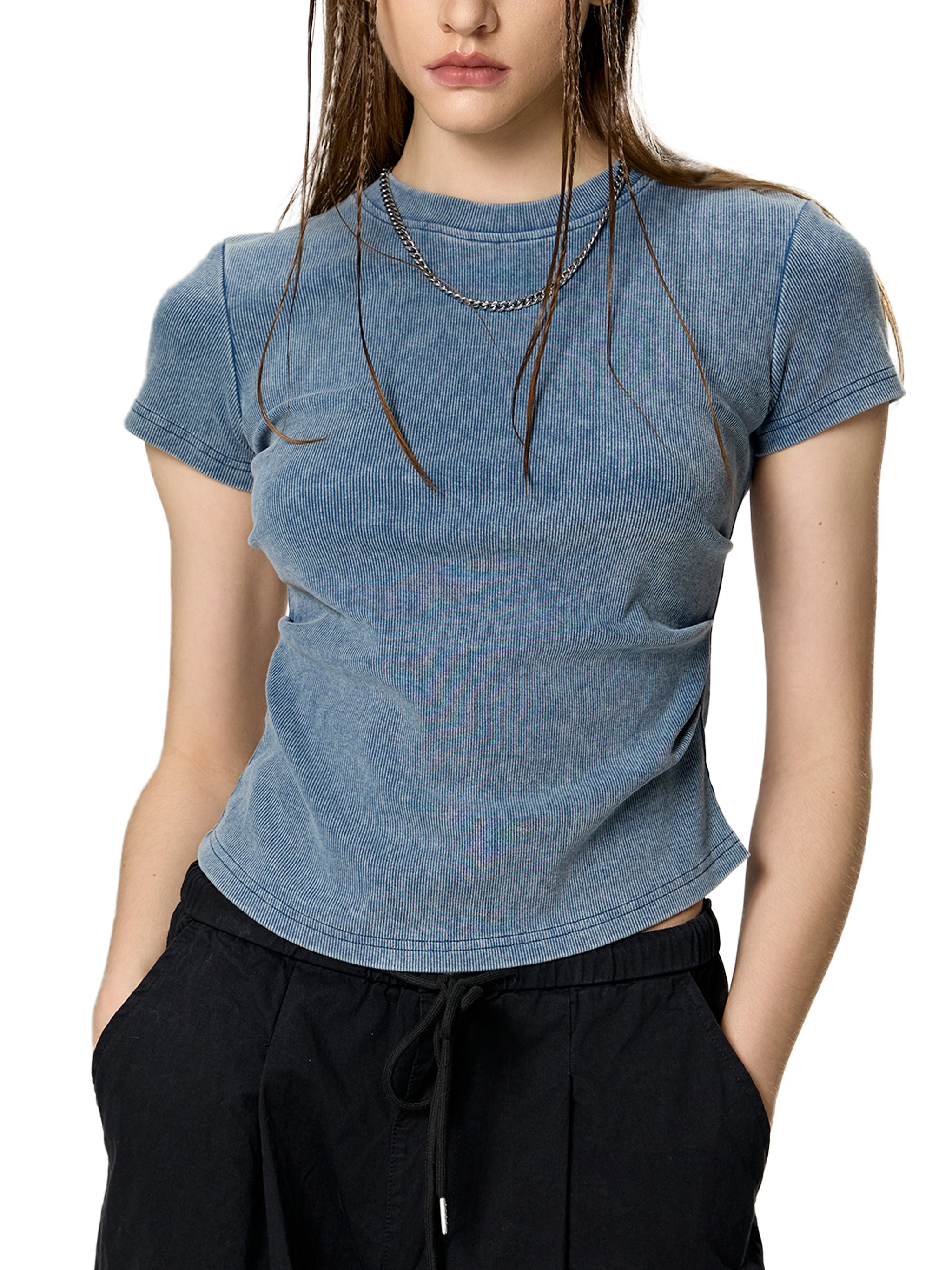 all,arcaprl,arcadia apparel,arcadia,vintage washed,bodycon,cotton,t-shirt,upper,body