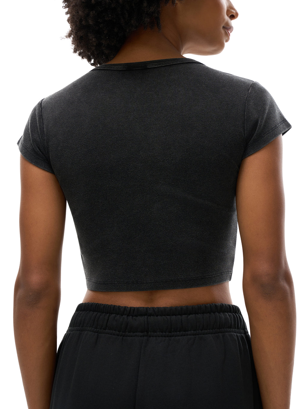 all,arcaprl,arcadia apparel,arcadia,snow washed,crop,top,cropped,upper body,womens