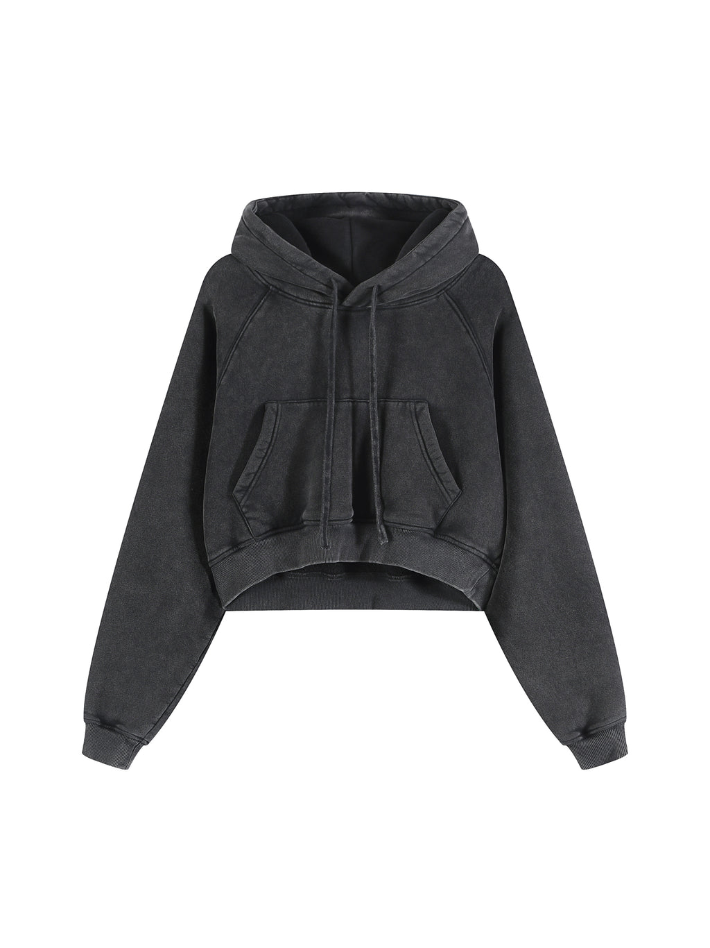 WOMEN'S SNOW WASHED HOODIE | cropped - Arcadia Apparel