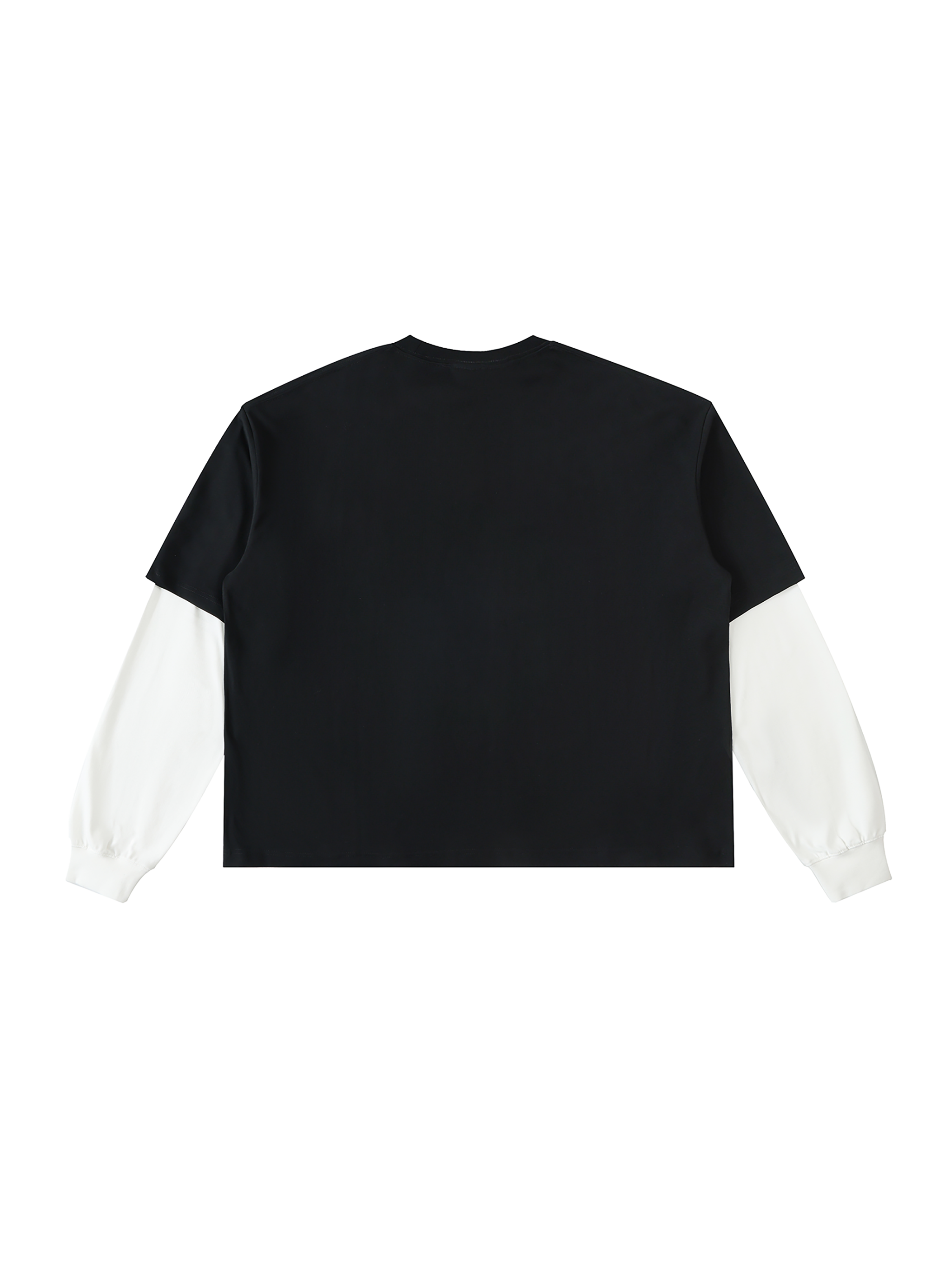 all,arcaprl,arcadia apparel,arcadia,layered,contrast sleeve,cotton,t-shirt,tee,one-size