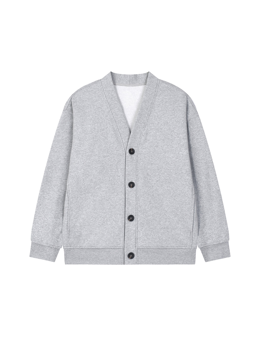 M | essential heavyweight sweat cardigan - Arcadia Apparel
