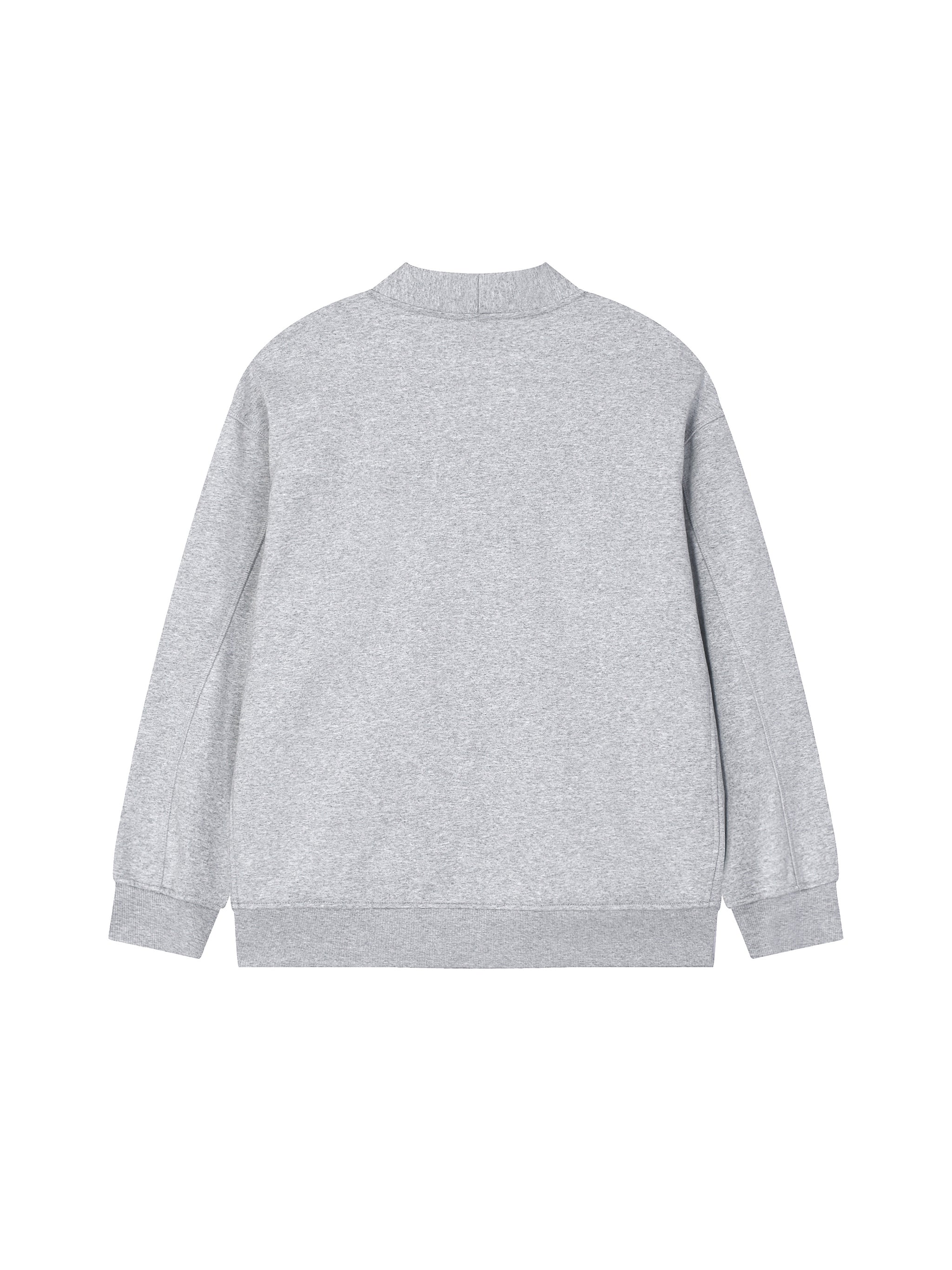 M | essential heavyweight sweat cardigan - Arcadia Apparel
