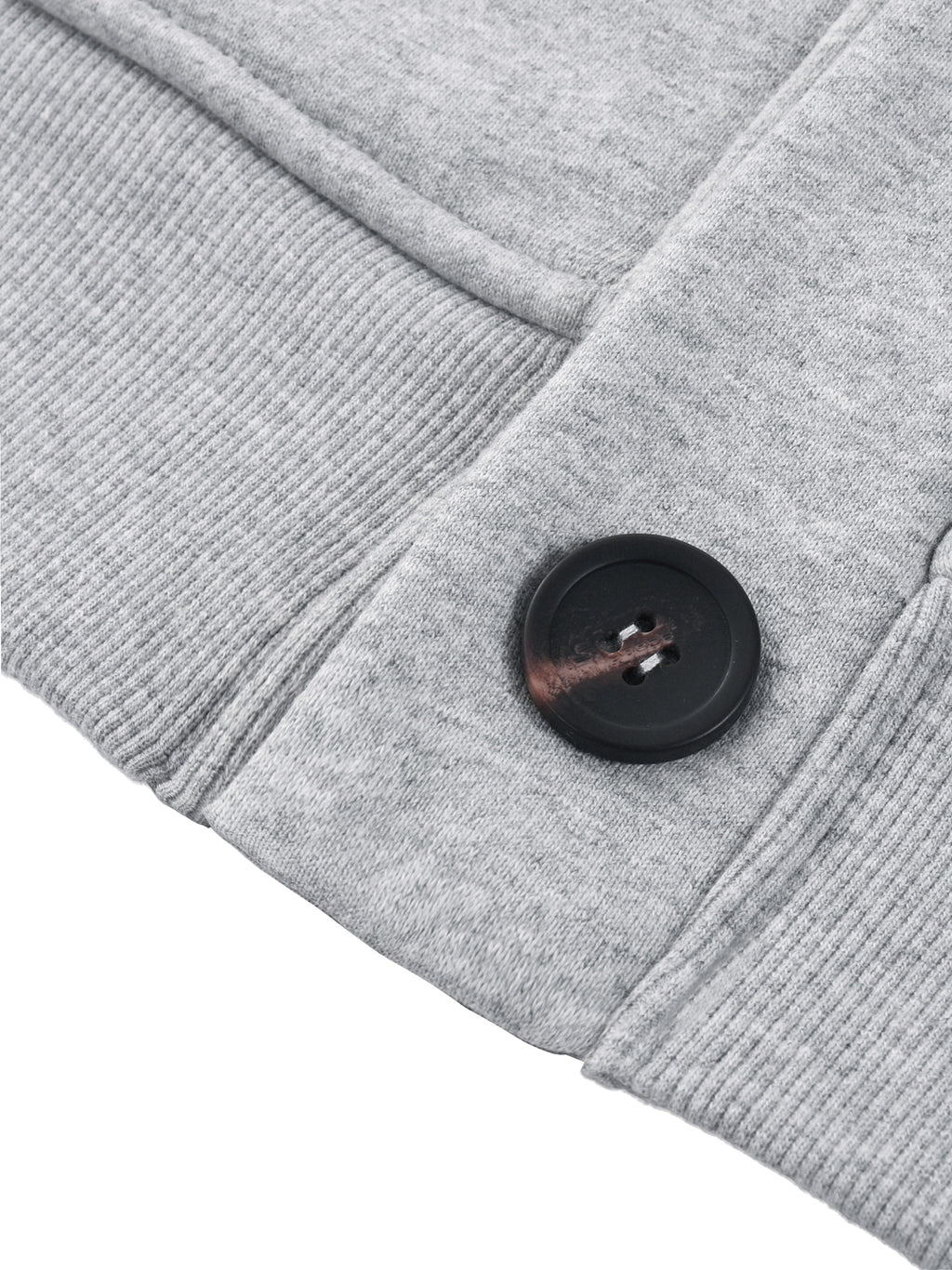 M | essential heavyweight sweat cardigan - Arcadia Apparel