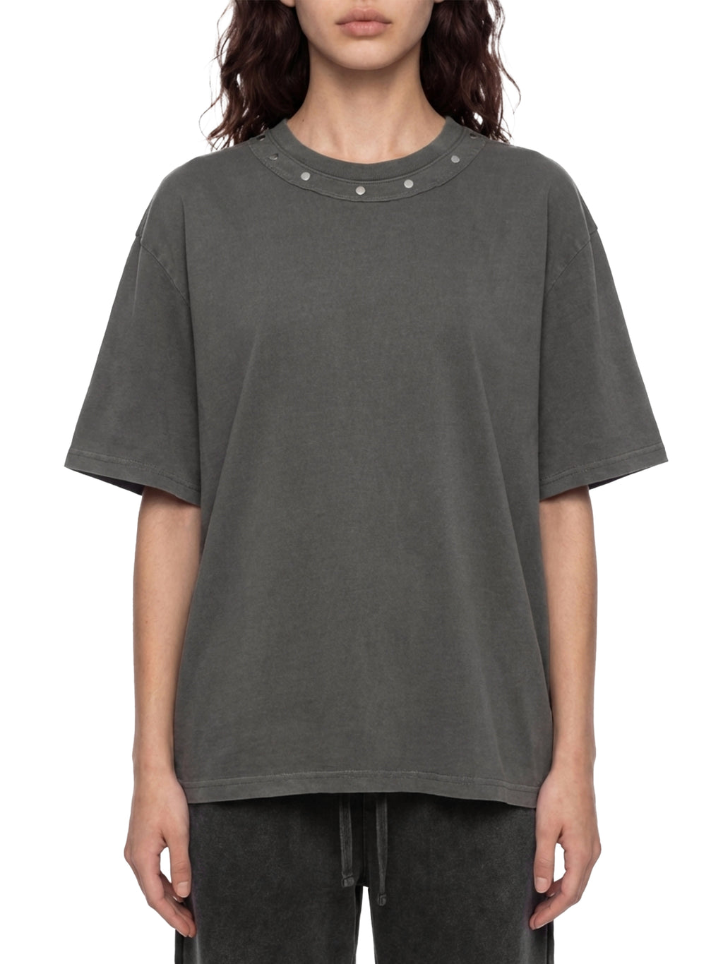 all,arcaprl,arcadia apparel,washed,boxy,studded,t-shirt,tee,one-size,upper body