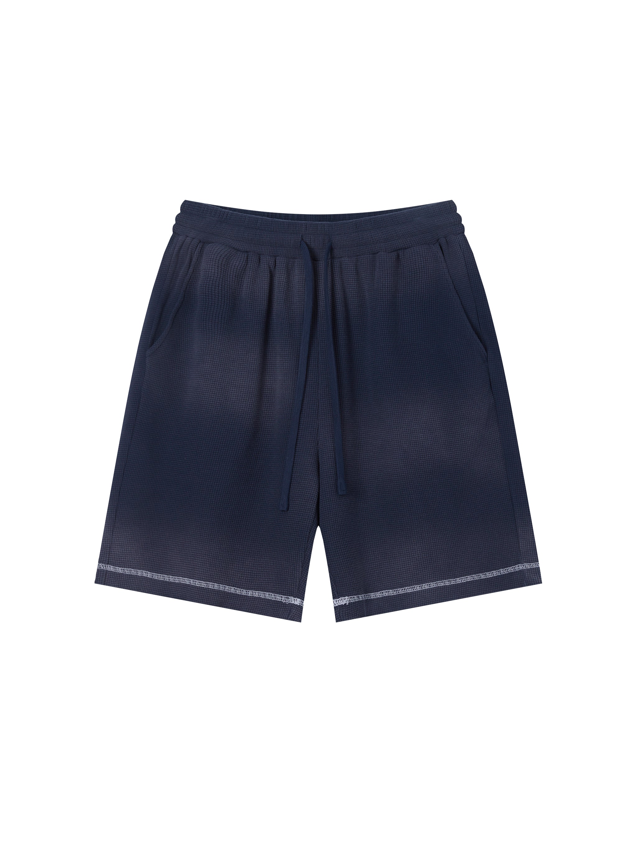 all,arcaprl,waffle,sunfade,raw,raw hem,hem,shorts,lower body,one-size