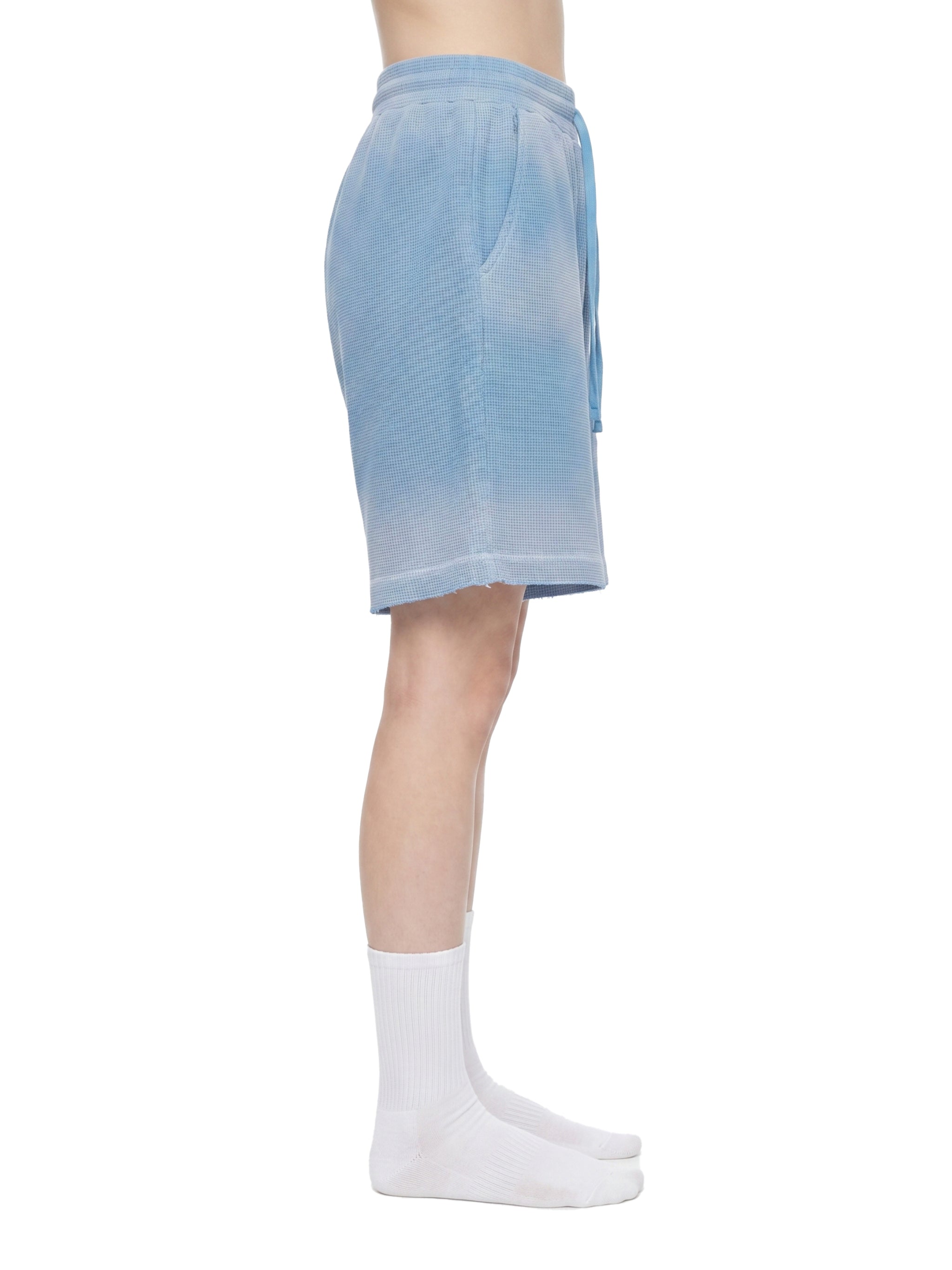 all,arcaprl,waffle,sunfade,raw,raw hem,hem,shorts,lower body,one-size