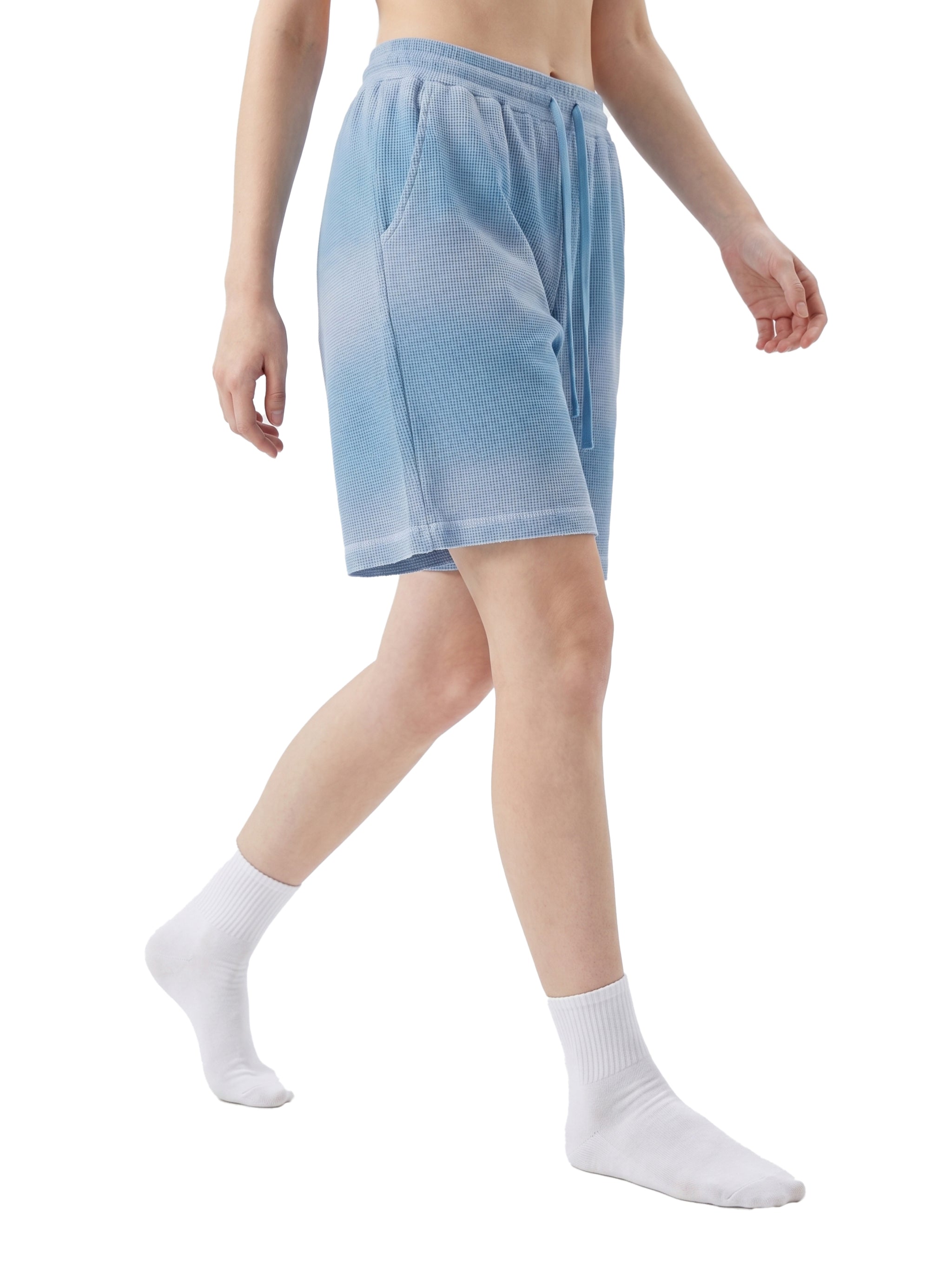 all,arcaprl,waffle,sunfade,raw,raw hem,hem,shorts,lower body,one-size