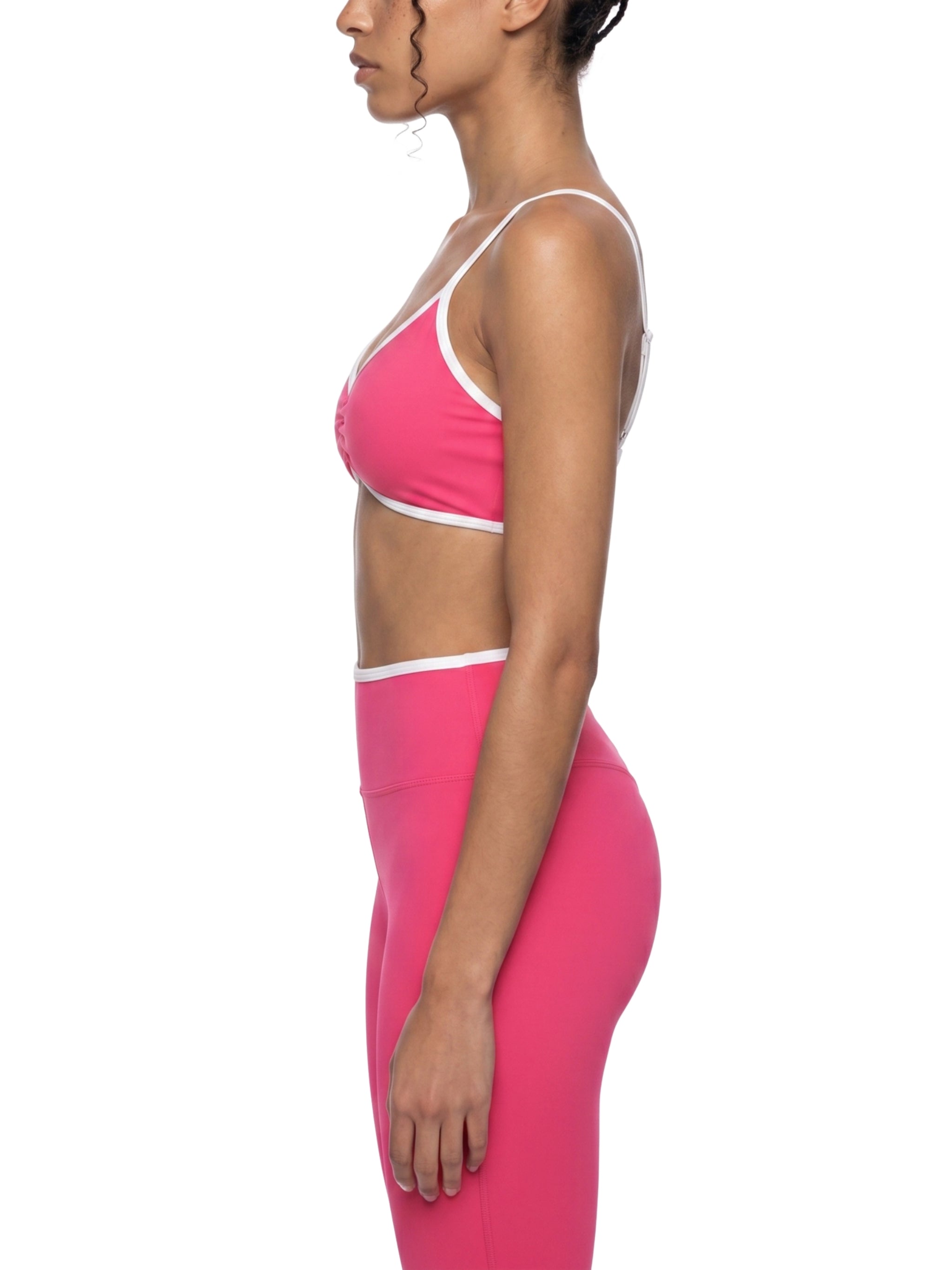 all,arcaprl,color,colour,block,ruched,v-neck,sports bra,women's,upper body