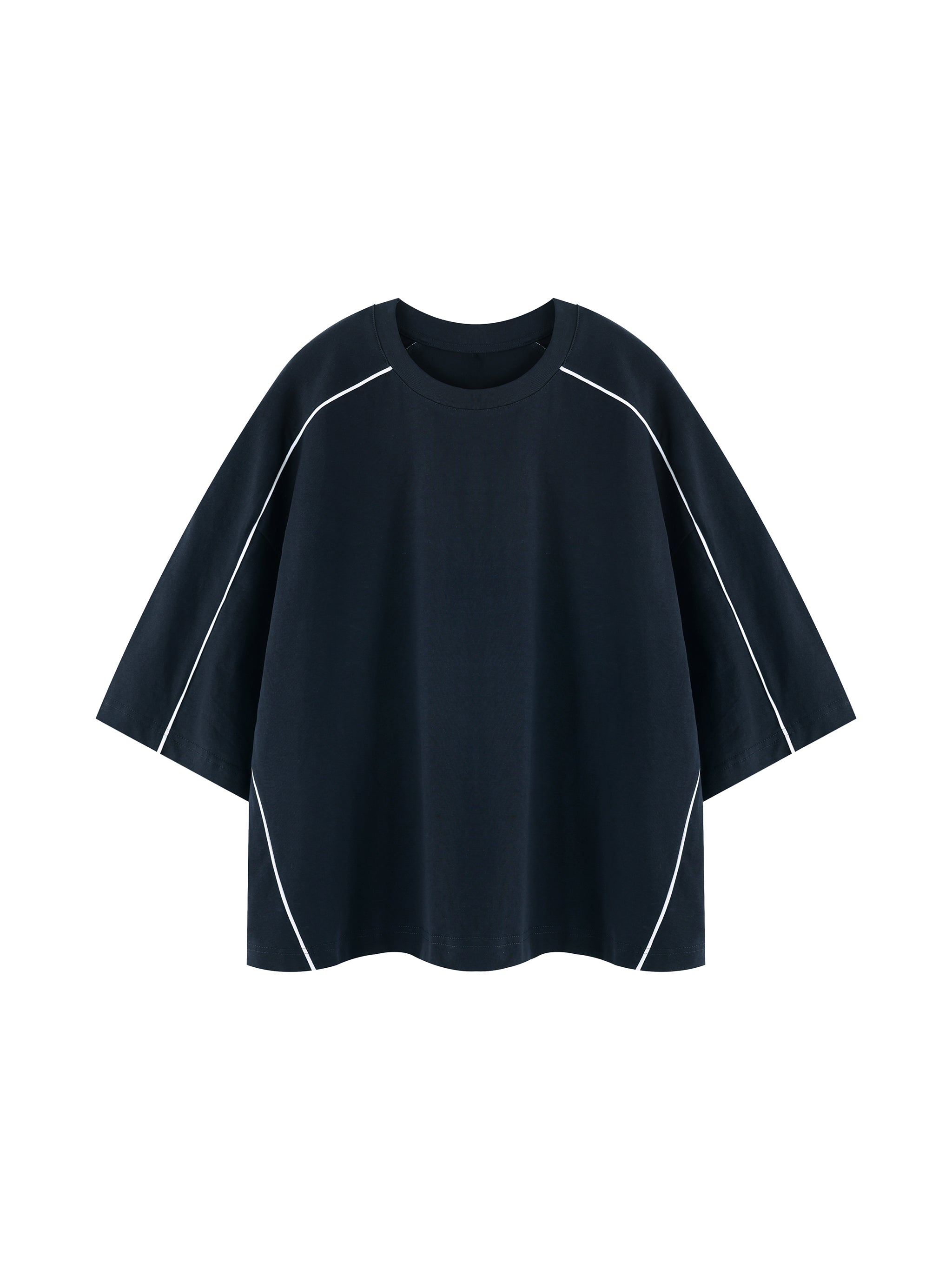 all,arcaprl,heavyweight,boxy,piping,t-shirt,tee,one-size,upper body,ut0122