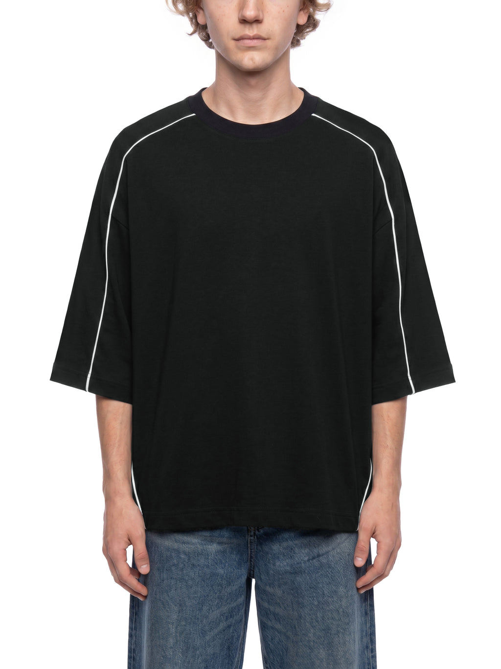 all,arcaprl,heavyweight,boxy,piping,t-shirt,tee,one-size,upper body,ut0122