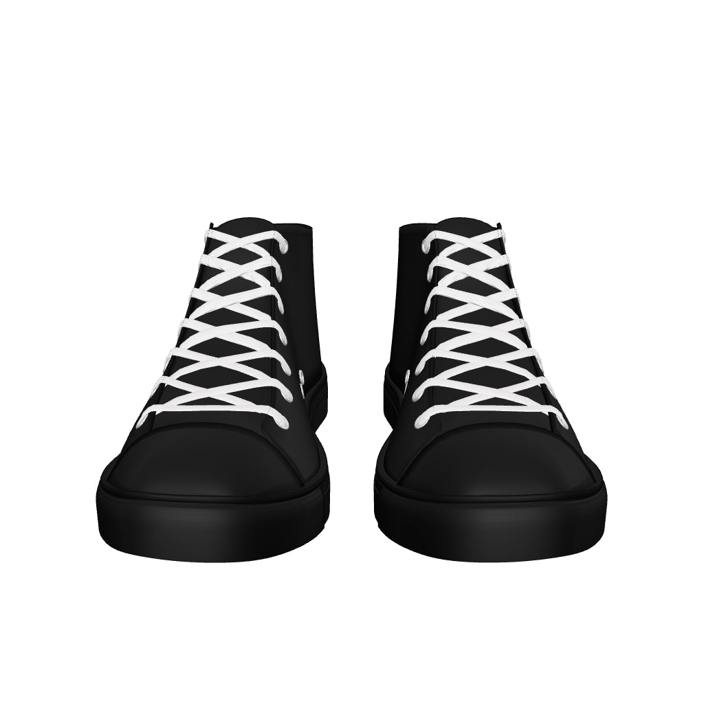 Women’s high top canvas shoes