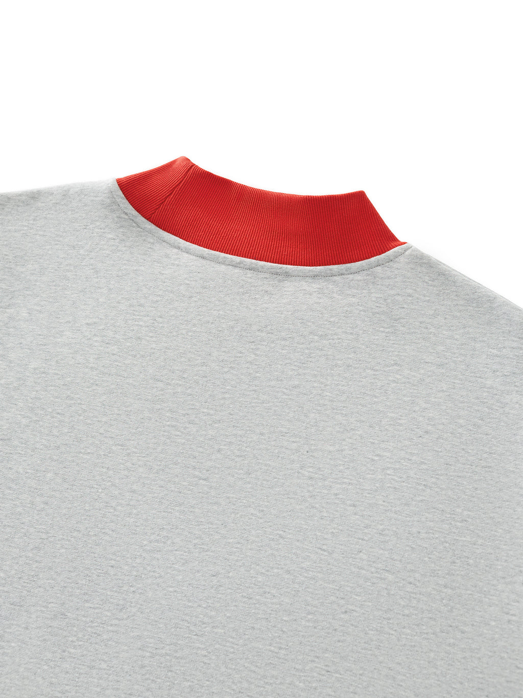 W | mock neck crewneck sweatshirt