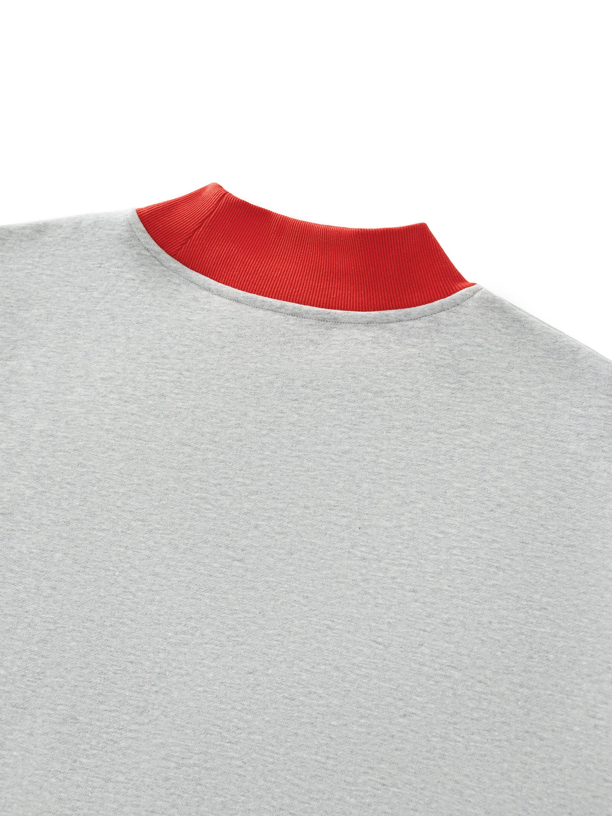 W | mock neck crewneck sweatshirt
