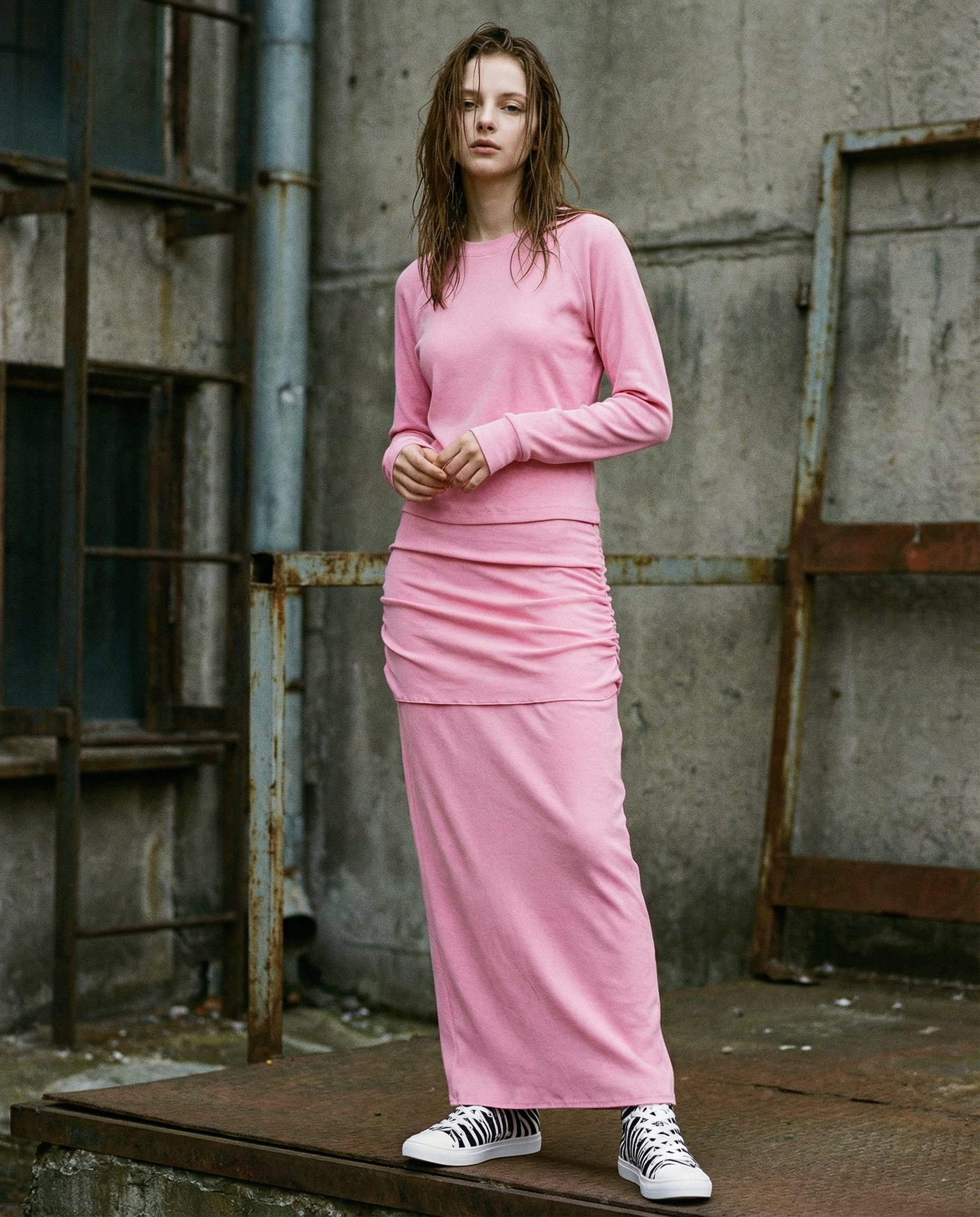 W | PEAK | high top | zebra print - Arcadia Apparel